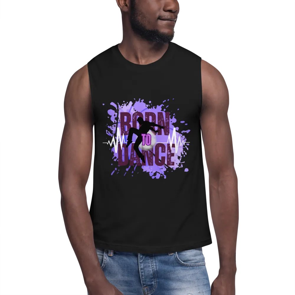 Expressive Born to Dance His Silhouette Muscle Tank product image (6)