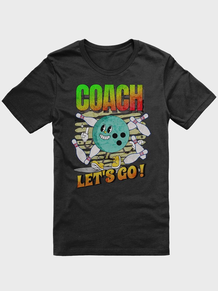 Retro Mascot Coach Bowling Motivational T-Shirt product image (1)