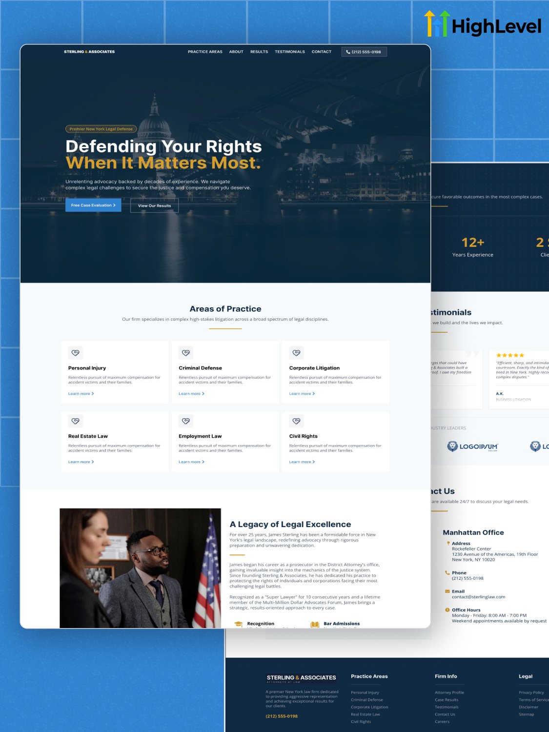 Lawyer Website Template product image (1)