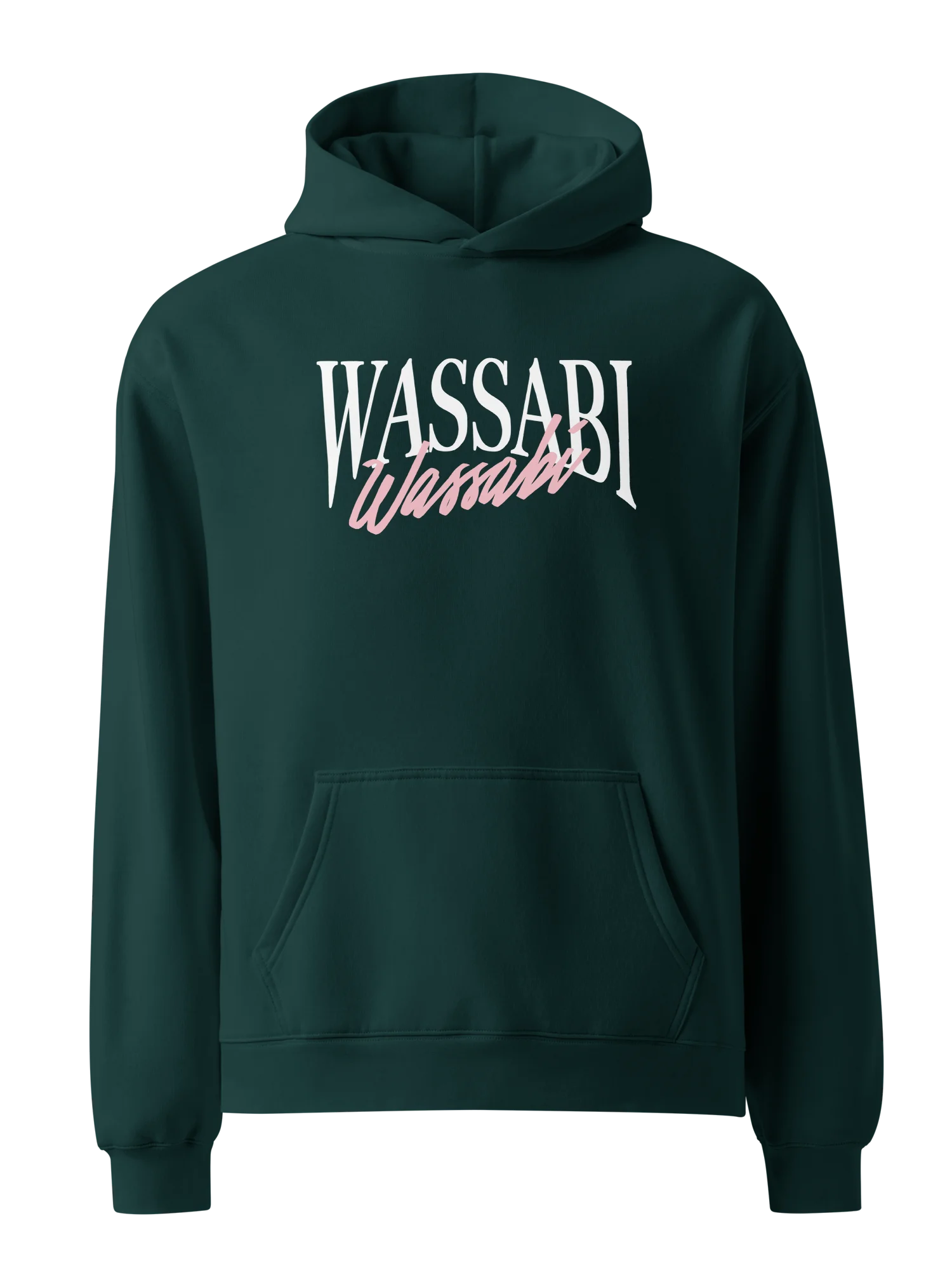 Wassabi Oversized Blue and Green Hoodie product image (2)