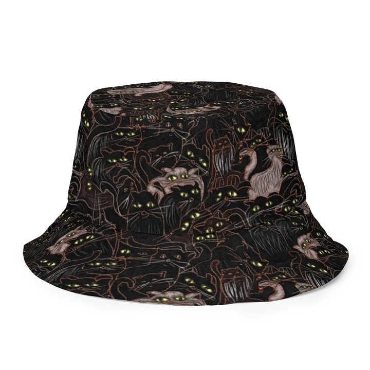 Abstract and Black Cats Bucket Hat product image (2)