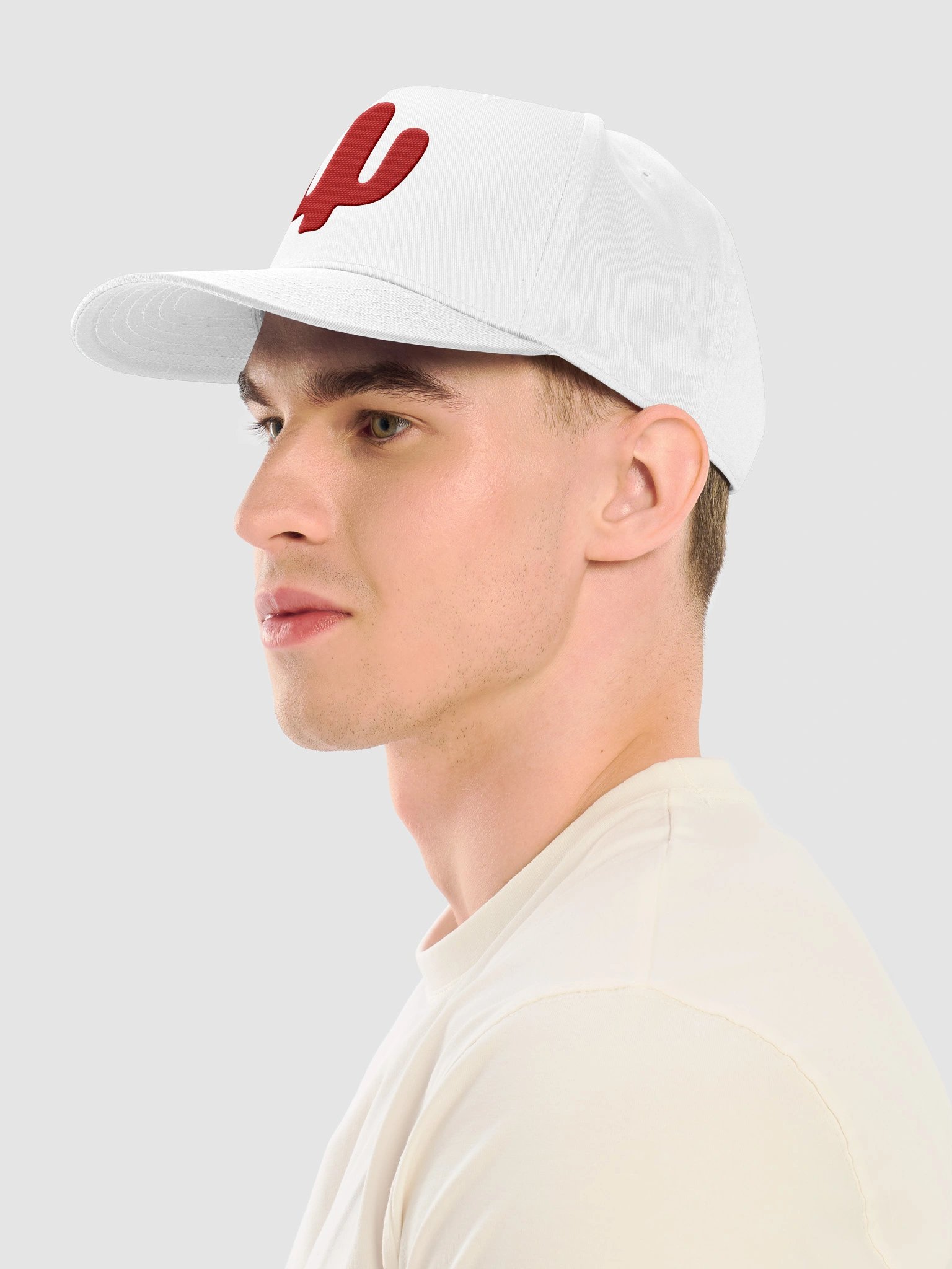 Echo Red Cactus Embroidered Baseball Cap product image (8)