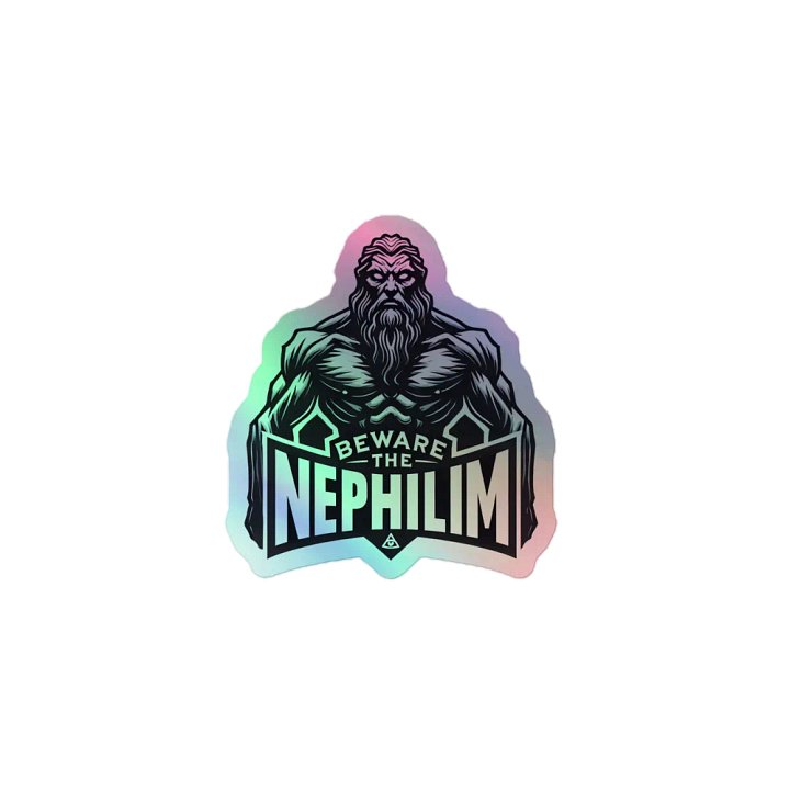 Beware the Nephilim Holographic Sticker product image (1)