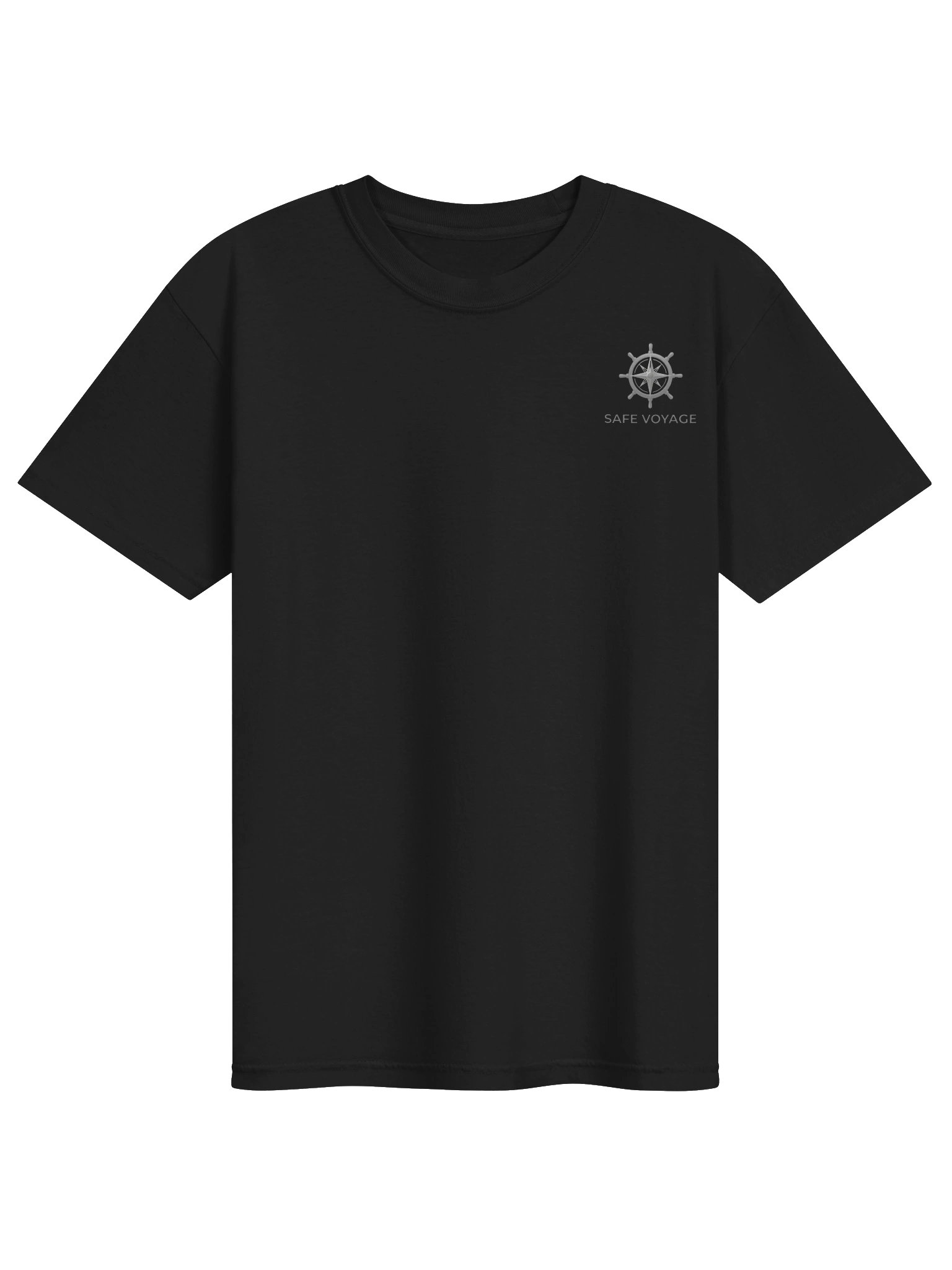 Basic T-shirt, crew neck Gery logo product image (2)