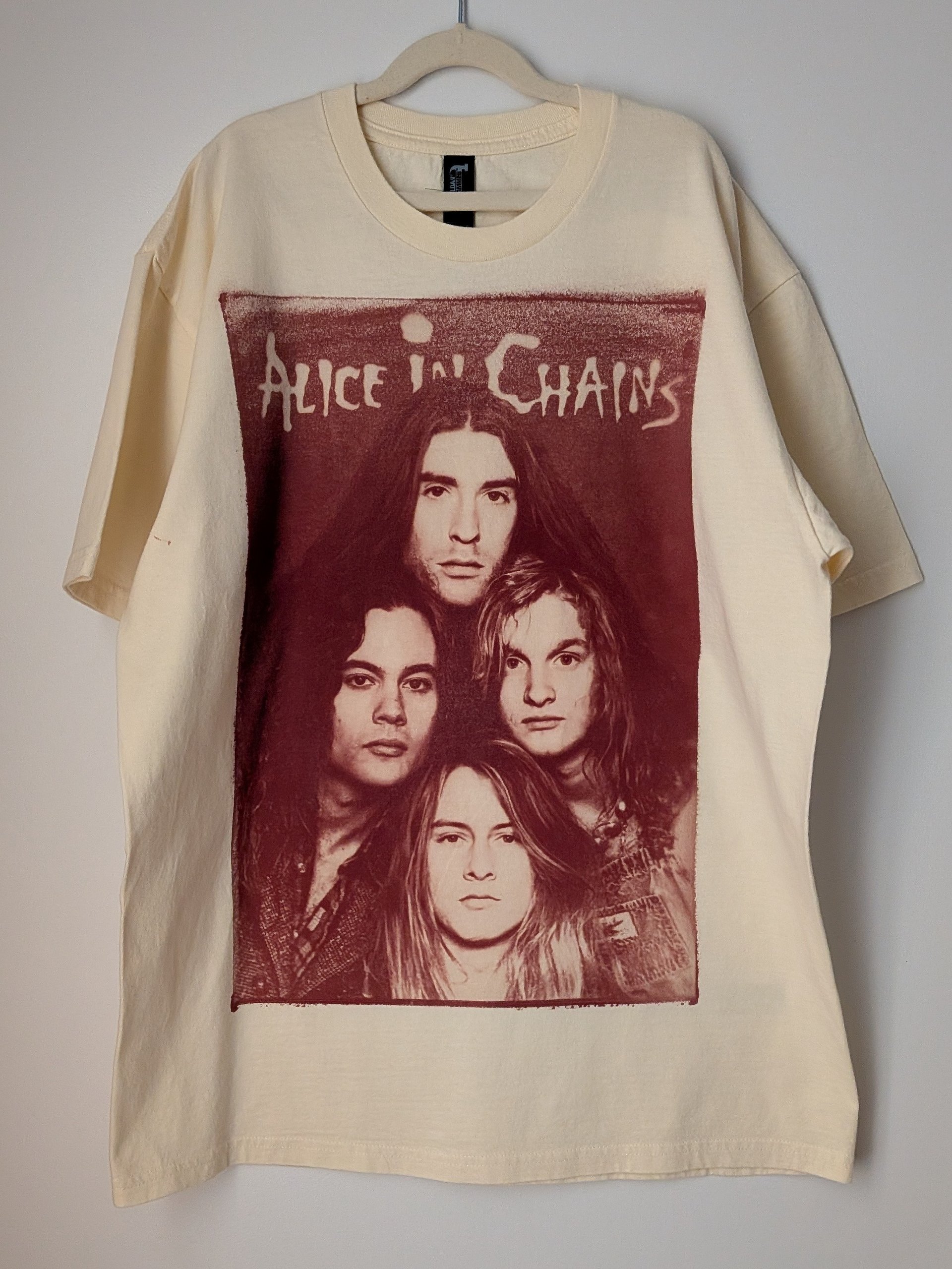 Shirt #9 - Alice in Chains Series - SIZE LARGE - SEE FLAW PHOTOS product image (1)