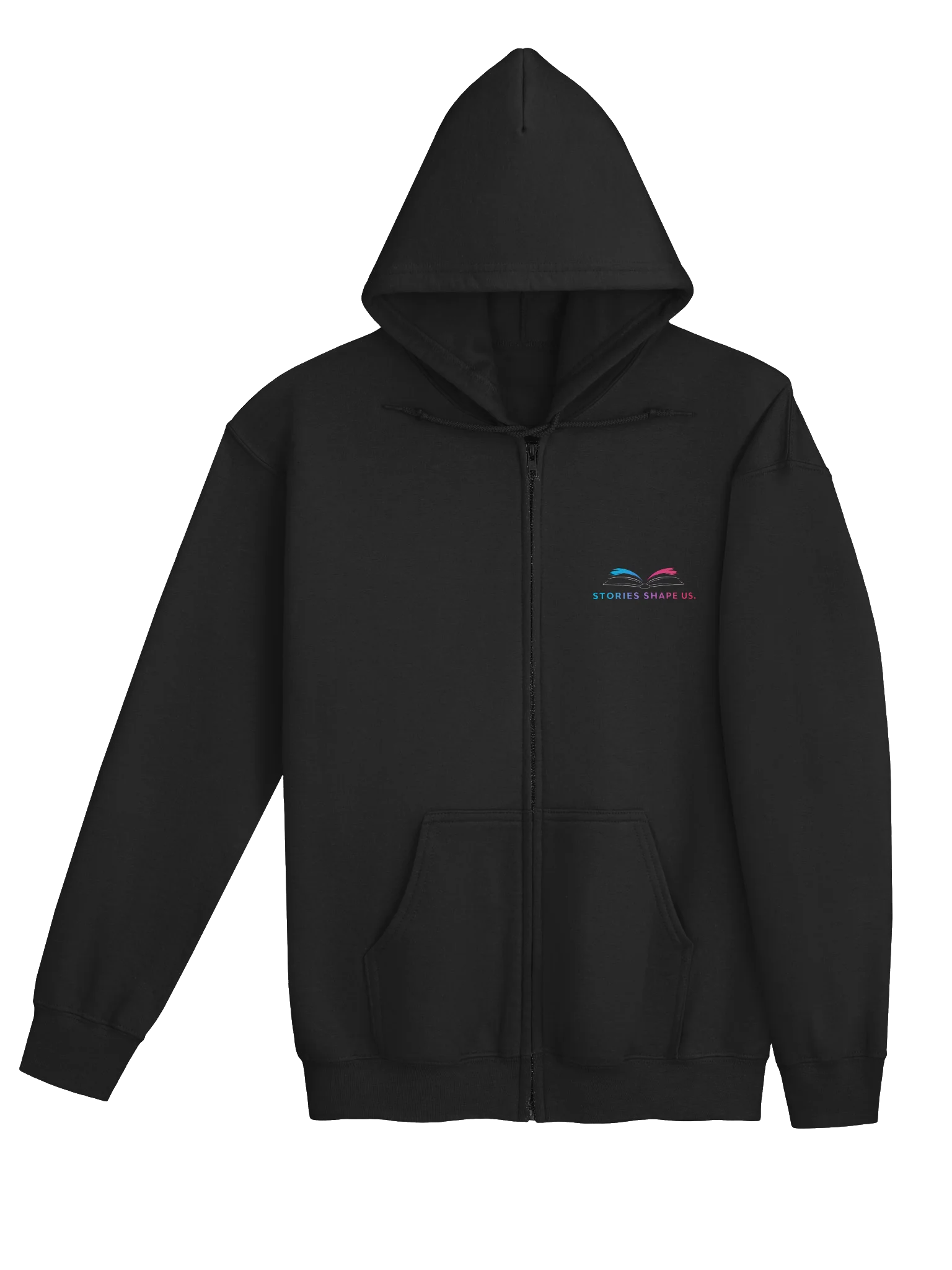 Stories Shape Us | We Shape What Comes Next Zip Hoodie product image (4)