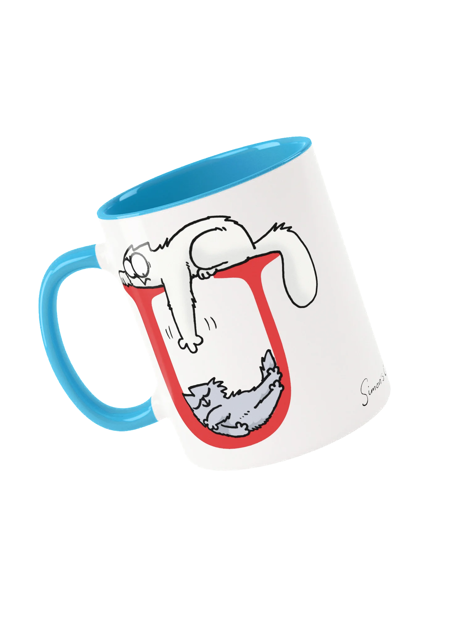 Cat Monogram Mug - U product image (3)