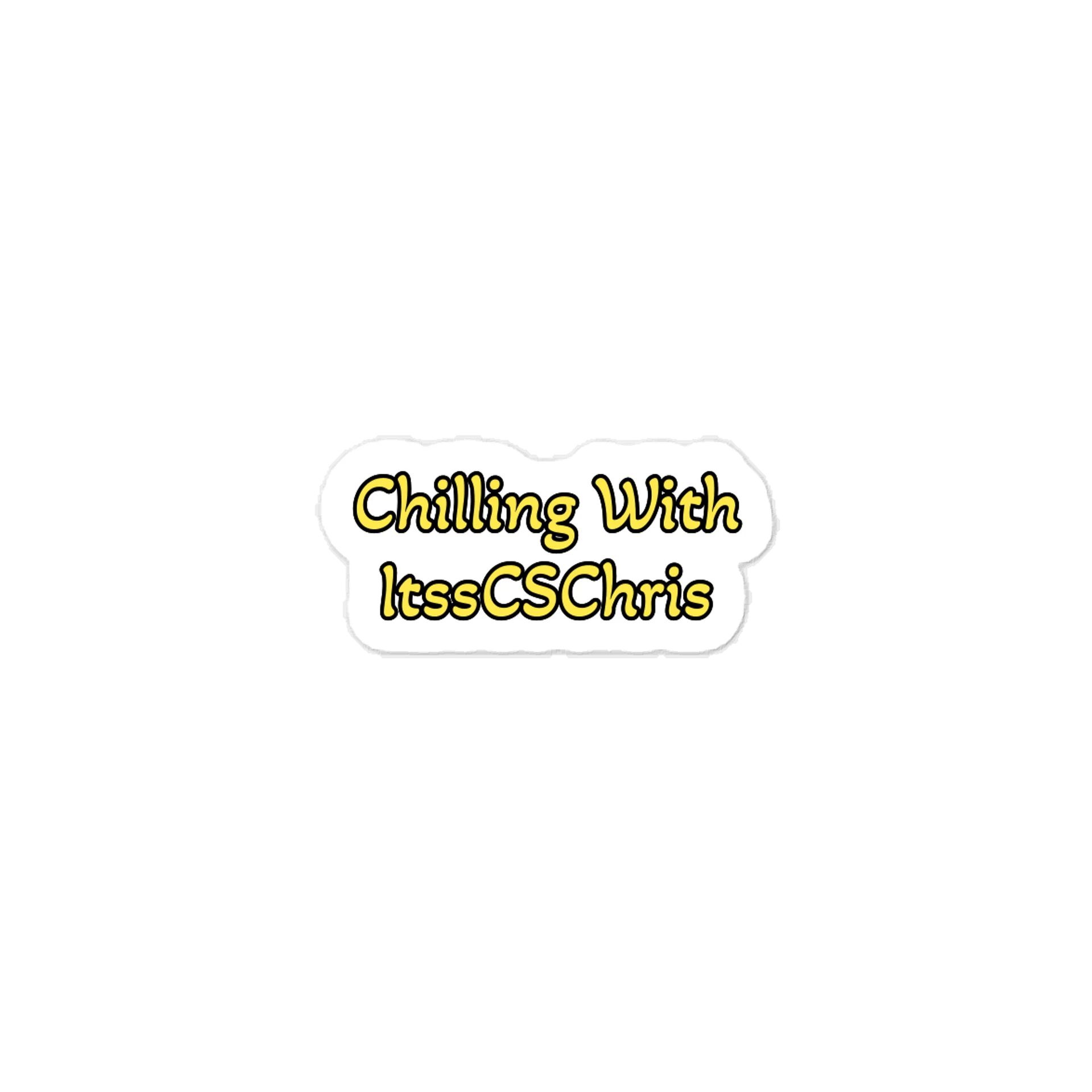 Chilling With ItssCSChris Sticker product image (1)