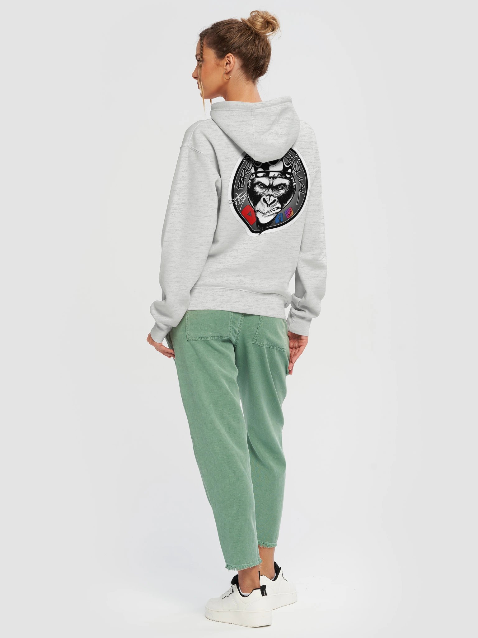 BreenVisual Signature Gorilla Hoodie [black front] product image (36)