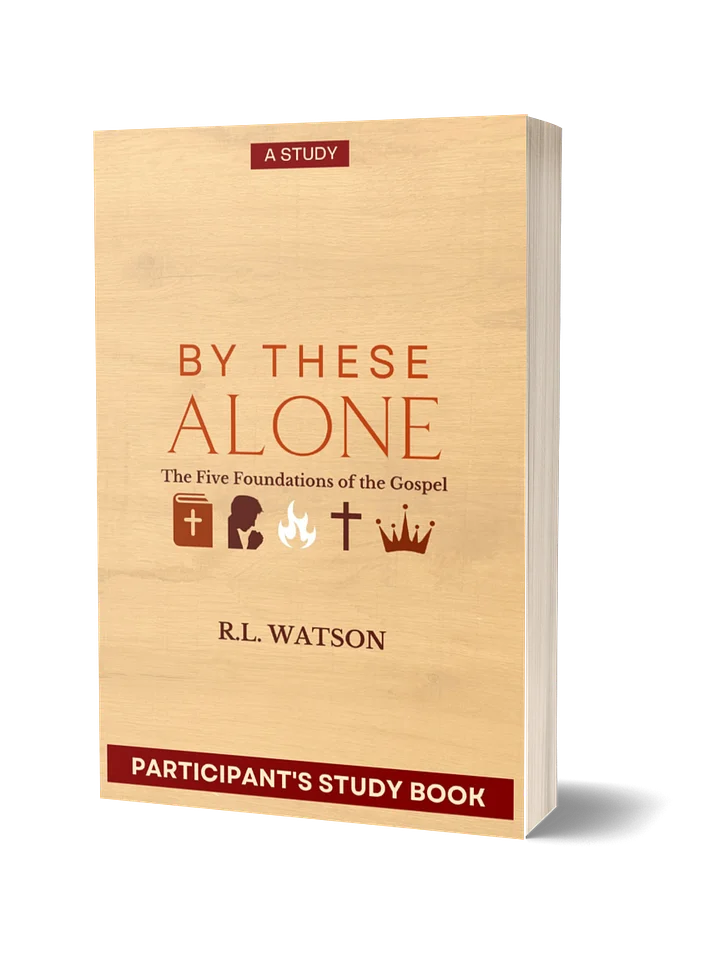 By These Alone: The Five Foundations of the Gospel (Participant's Study Book) product image (1)
