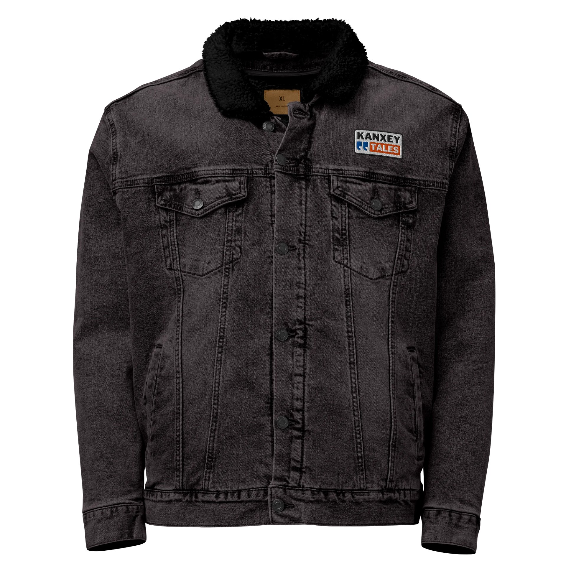 KANXEY Tales Unisex Sherpa Denim Jacket product image (1)