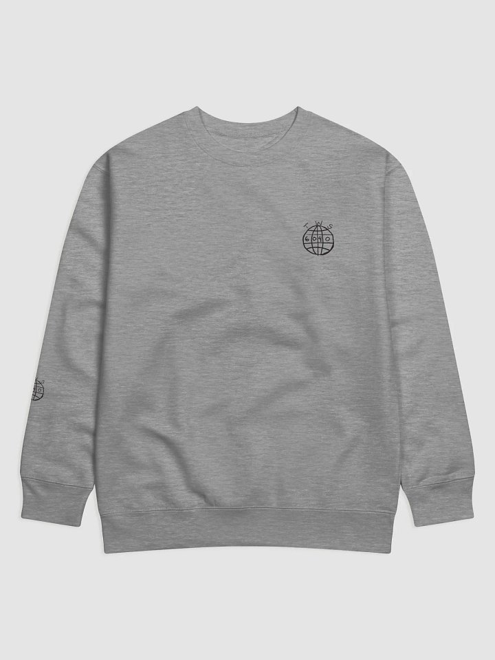 TWS x 6040 Skateboards Crew Sweatshirt #1 (Black Logo) product image (1)