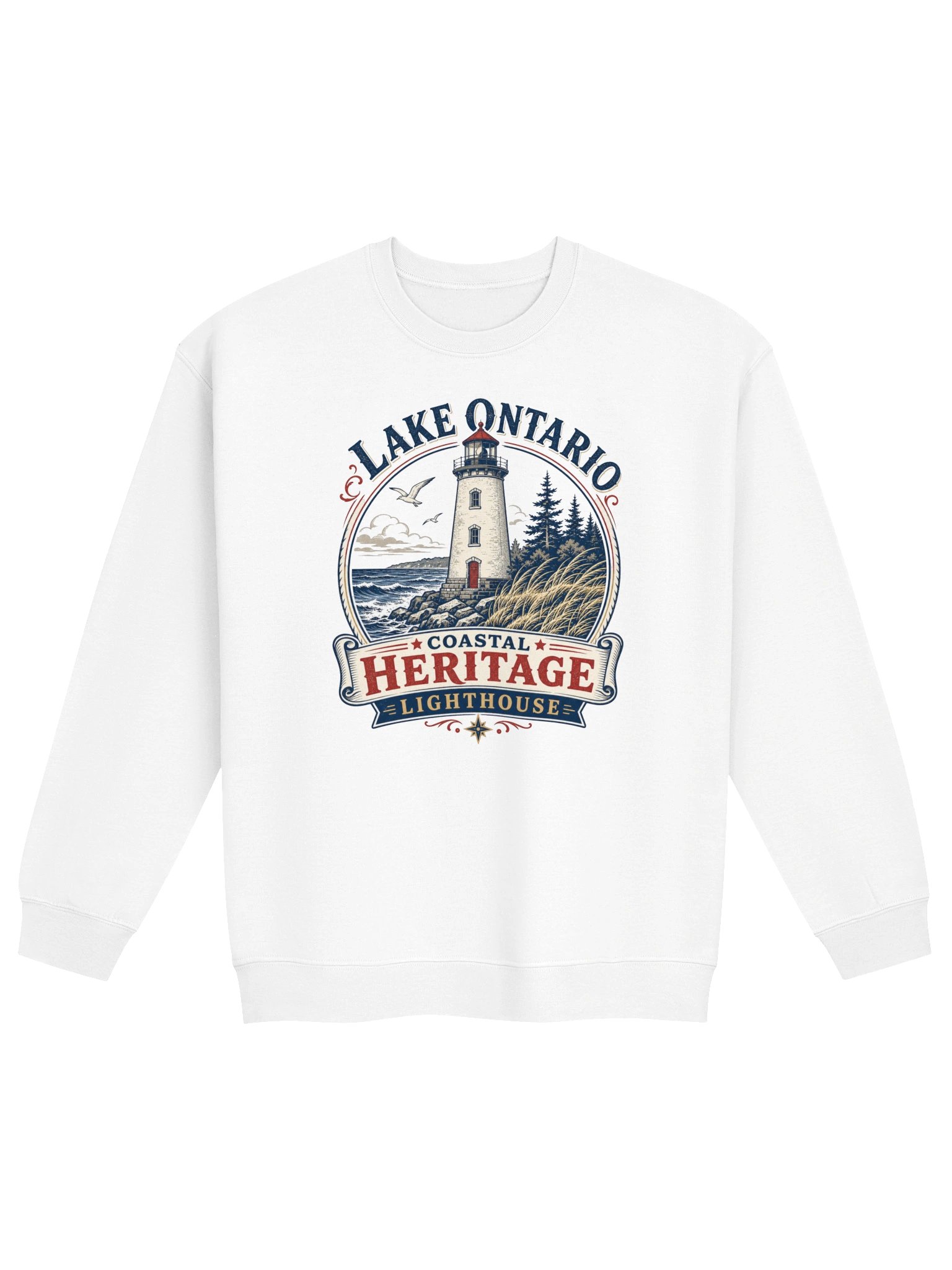 Lake Ontario Coastal Heritage Crewneck Sweatshirt product image (9)