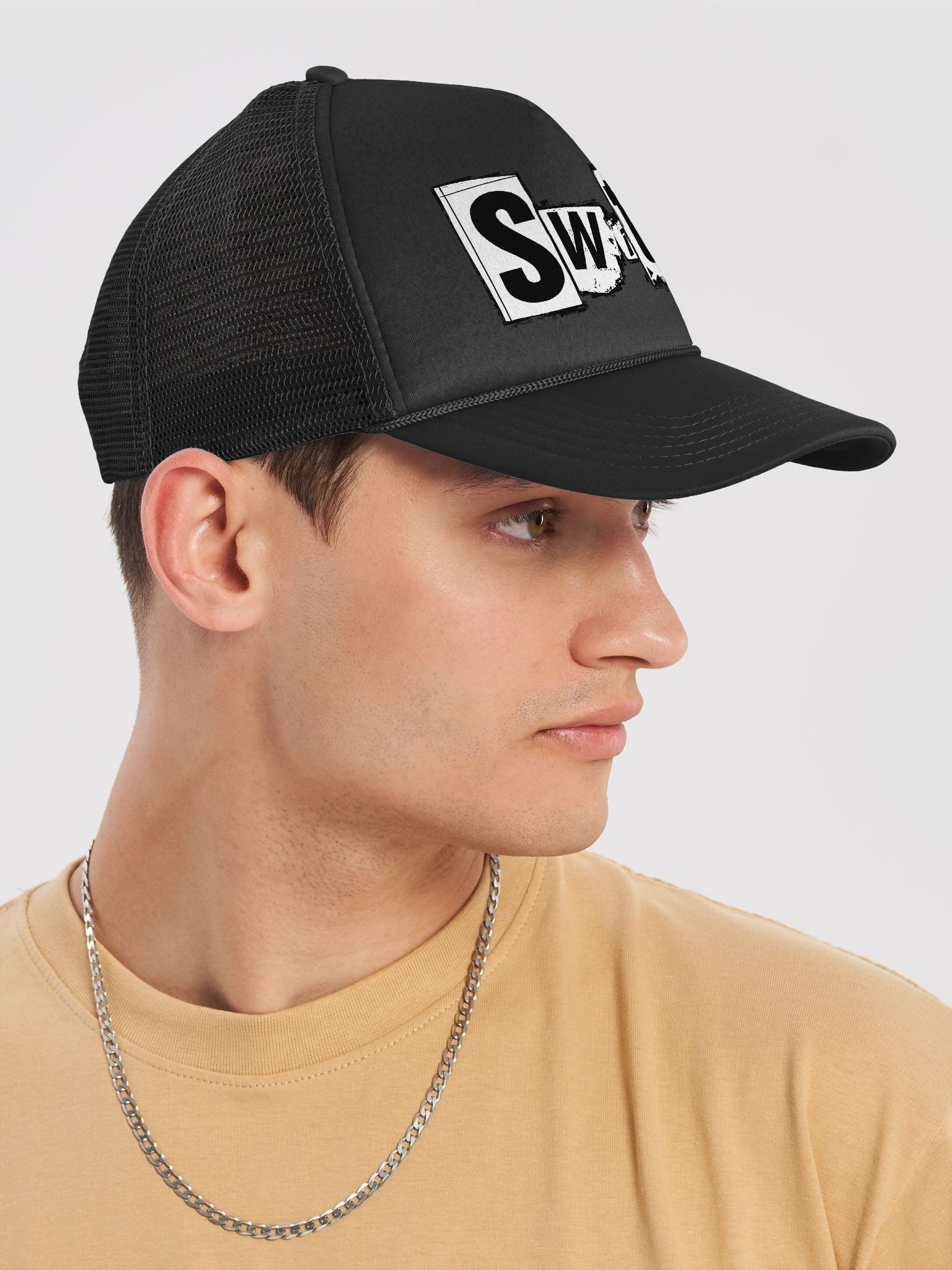 Switch Black & White Logo Trucker Hat product image (7)