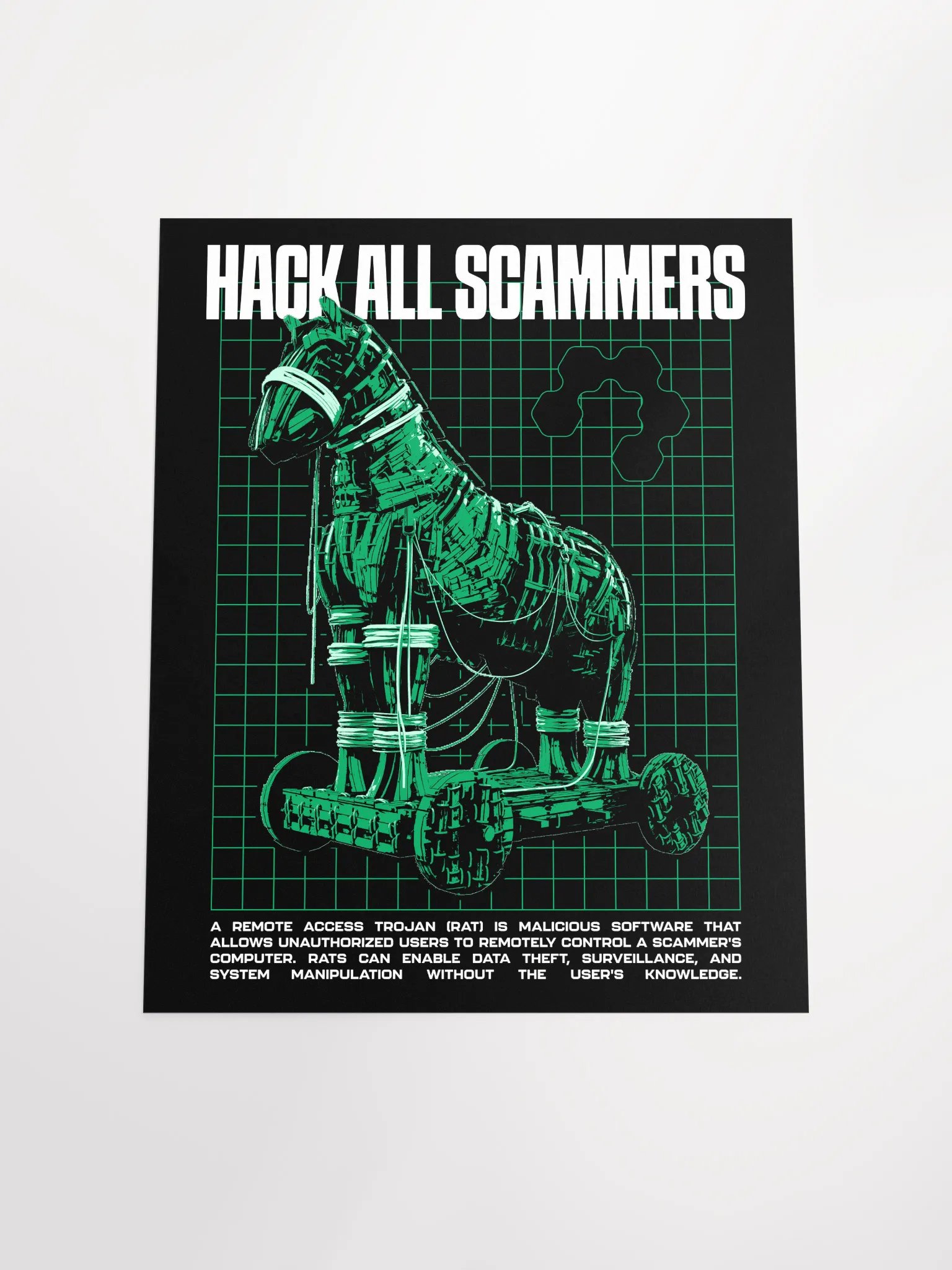 Hack All Scammers Poster product image (4)