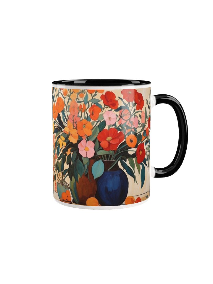 Vibrant Floral Symphony Ceramic Mug product image (6)