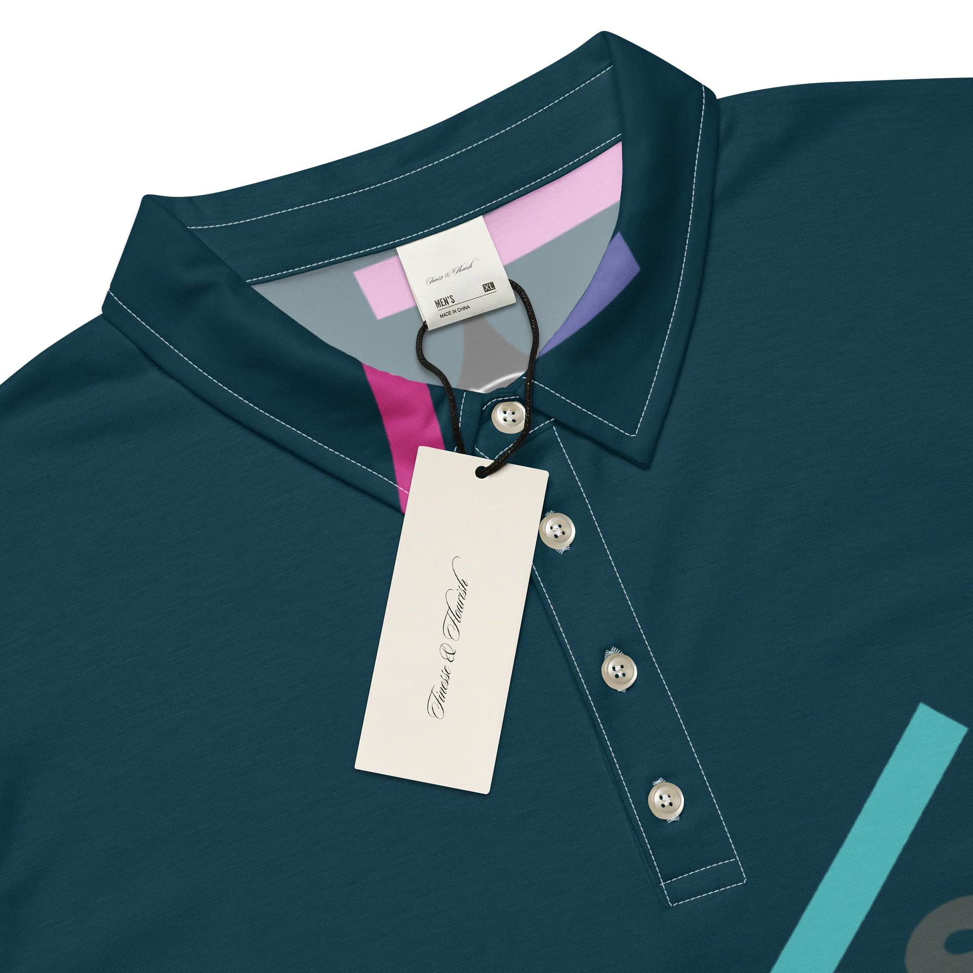 F&F 91 Slim Fit Polo Shirt (GRN) product image (4)