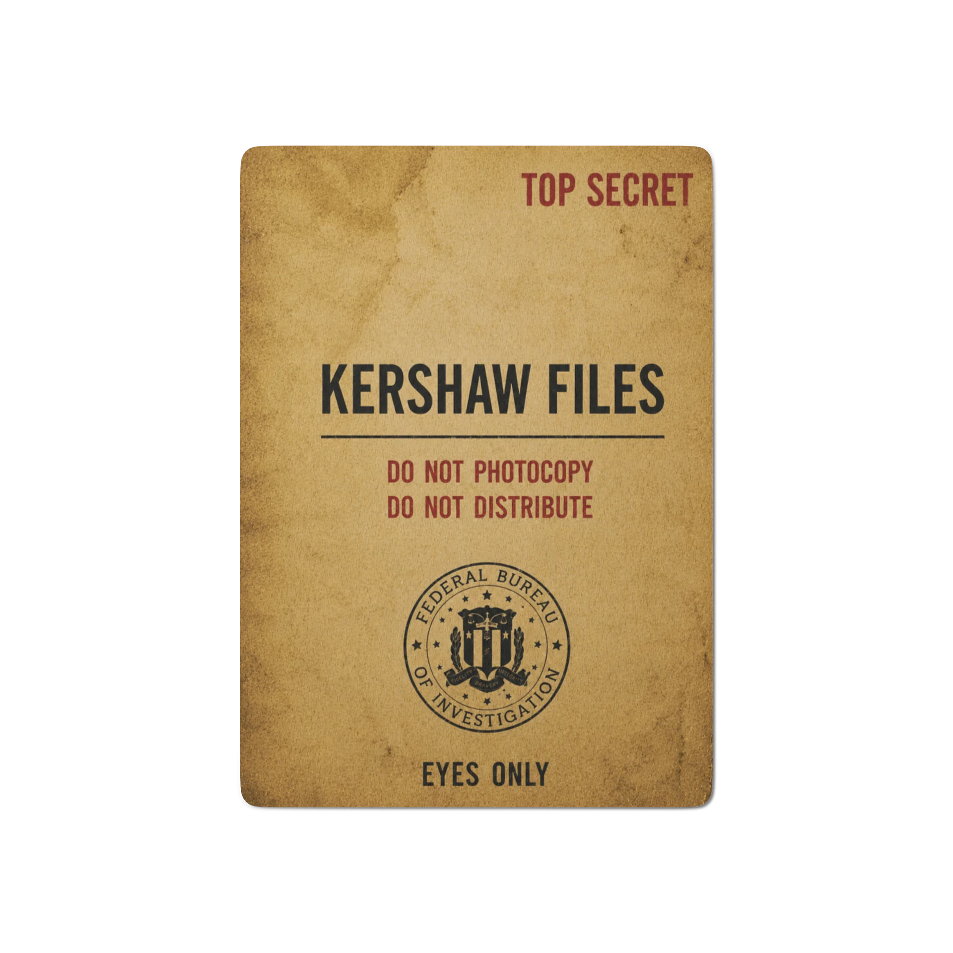 Kershaw Files Playing Cards product image (1)