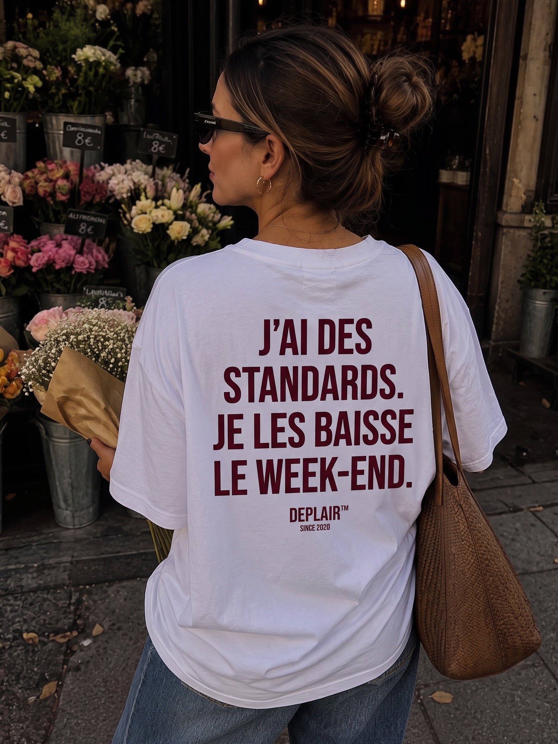 J’ai des standards. Je les baisse le week-end. — T-shirt femme product image (2)