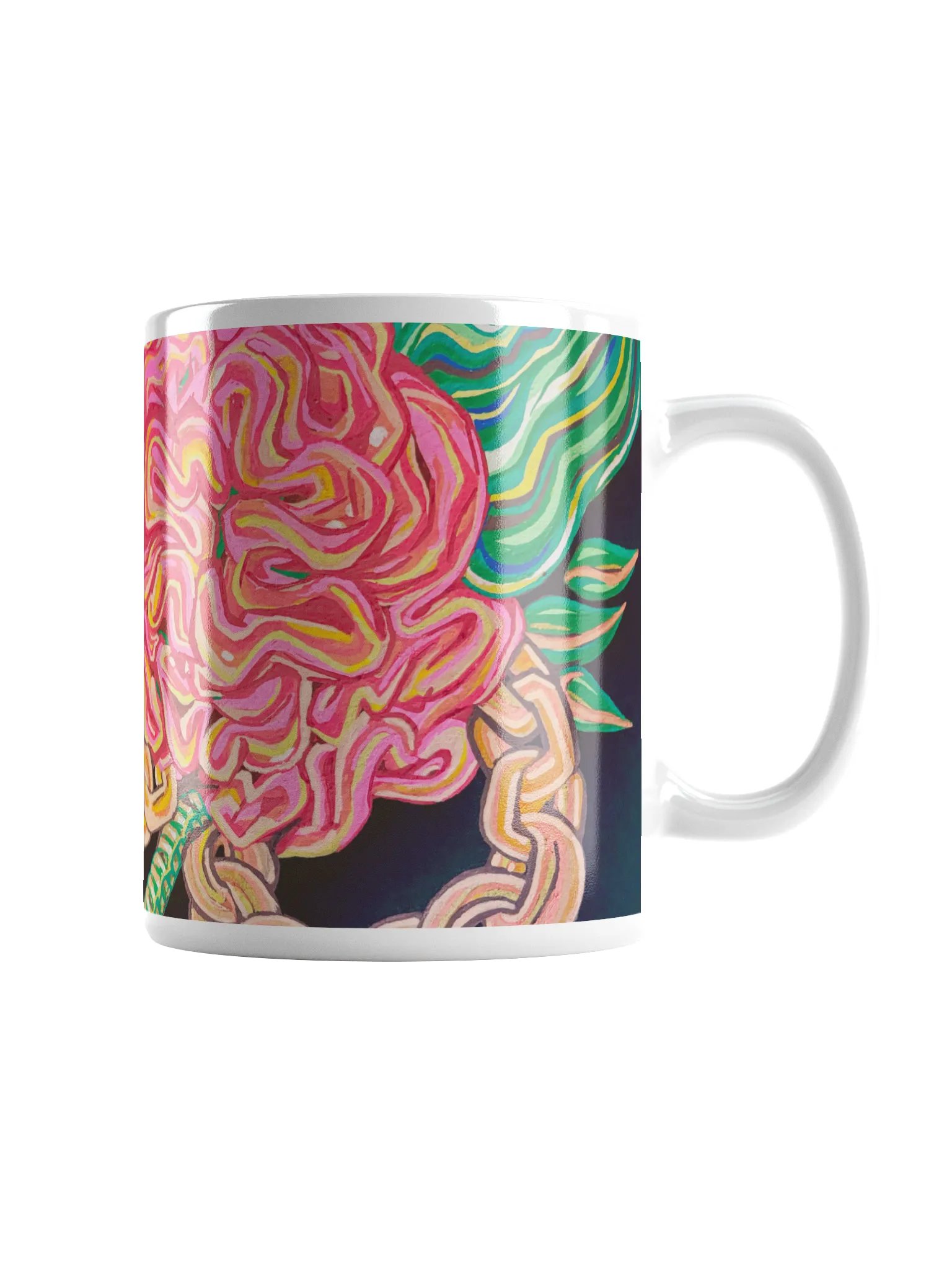 Flowers & Chains 1 Mug product image (1)