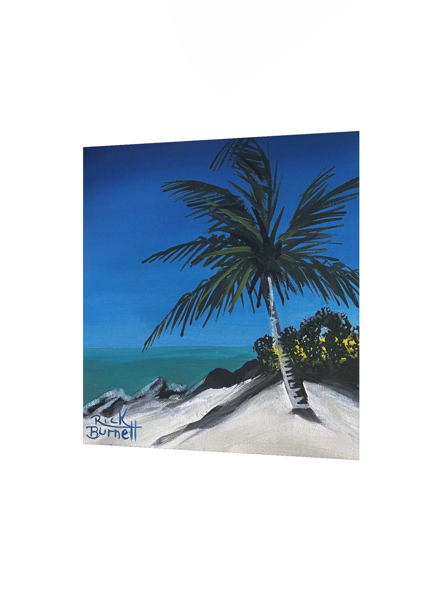 Rick Burnett Fort Zach Beach Square Poster product image (2)