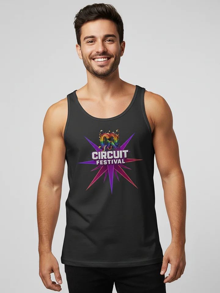 CQ CIRCUIT FESTIVAL – NEON STARBURST PARTY TANK product image (1)