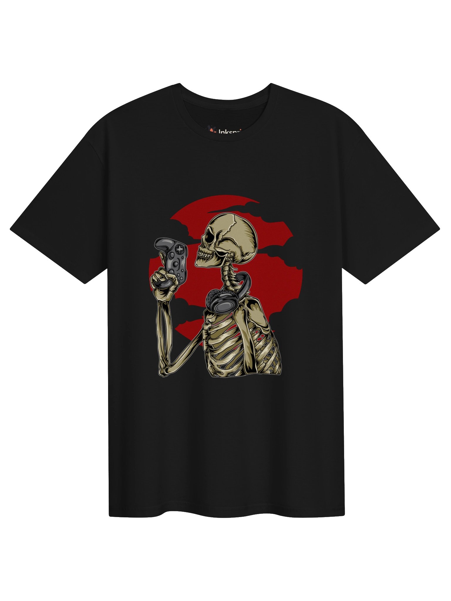 Skeleton Gamer Unisex T-Shirt product image (2)