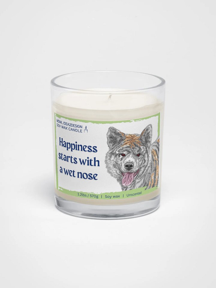 Akita Inu Dog Lover Best Gift, Large Capacity, Great Value & Eco-Friendly Candle – 1.2 lbs of Pure Serenity product image (1)