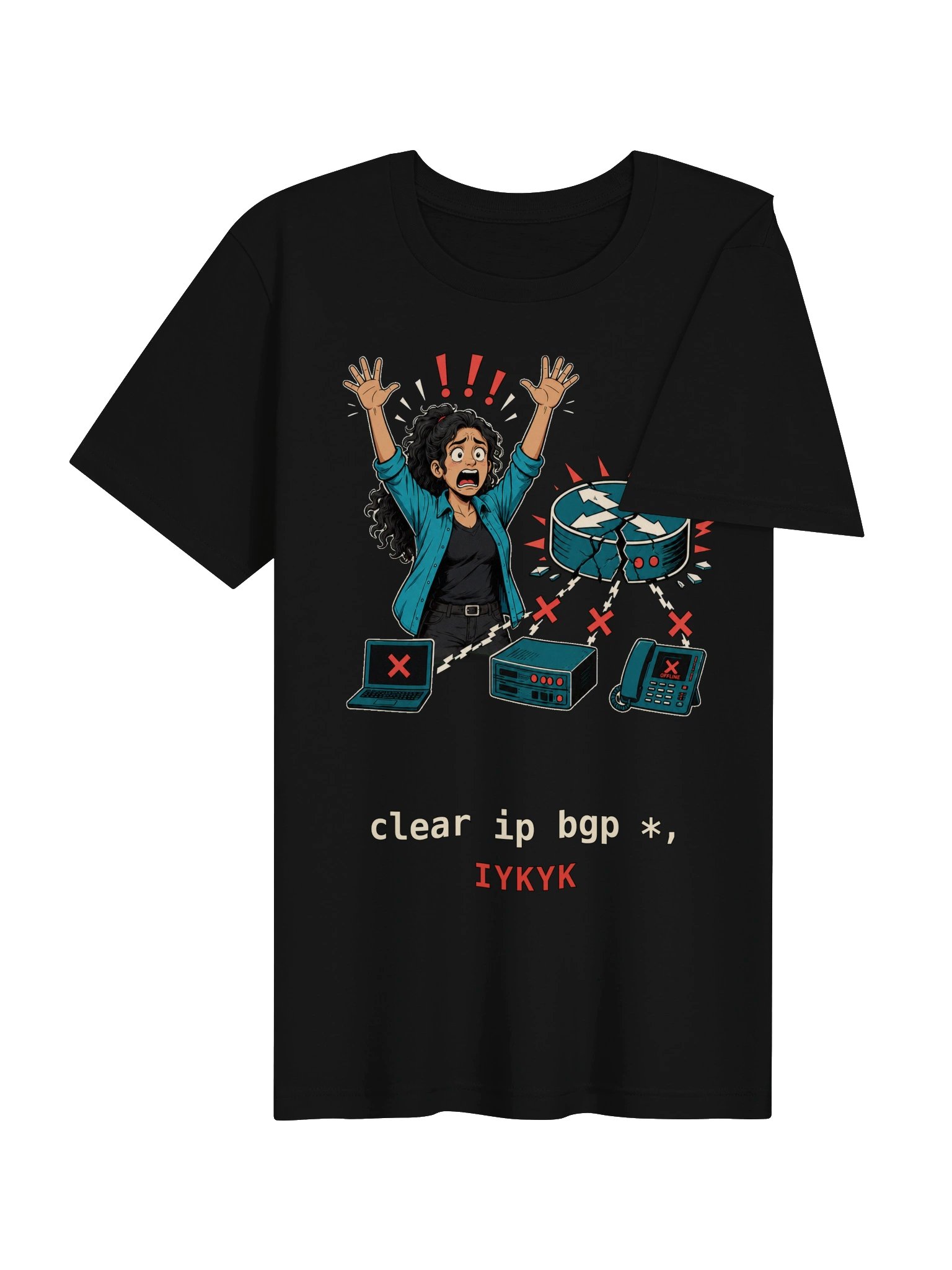 clear ip bgp * — IYKYK Tee (version 6) product image (4)