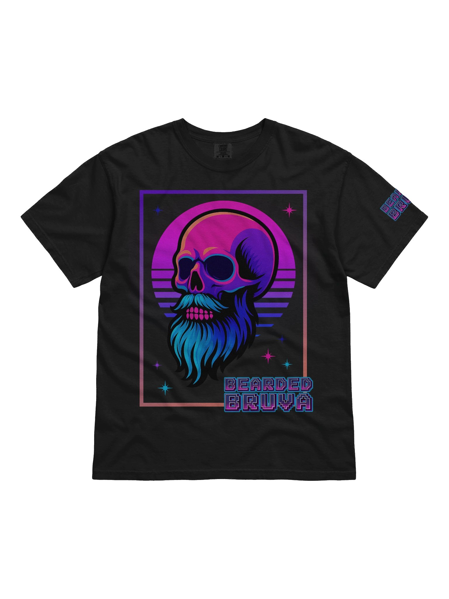 Pixelated Gradient Tee - BEARDEDBRUVA Edition product image (5)