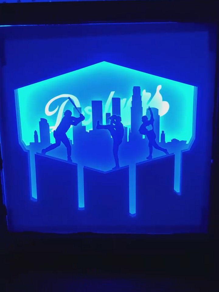 Dodgers 8x8 Lightbox product image (1)