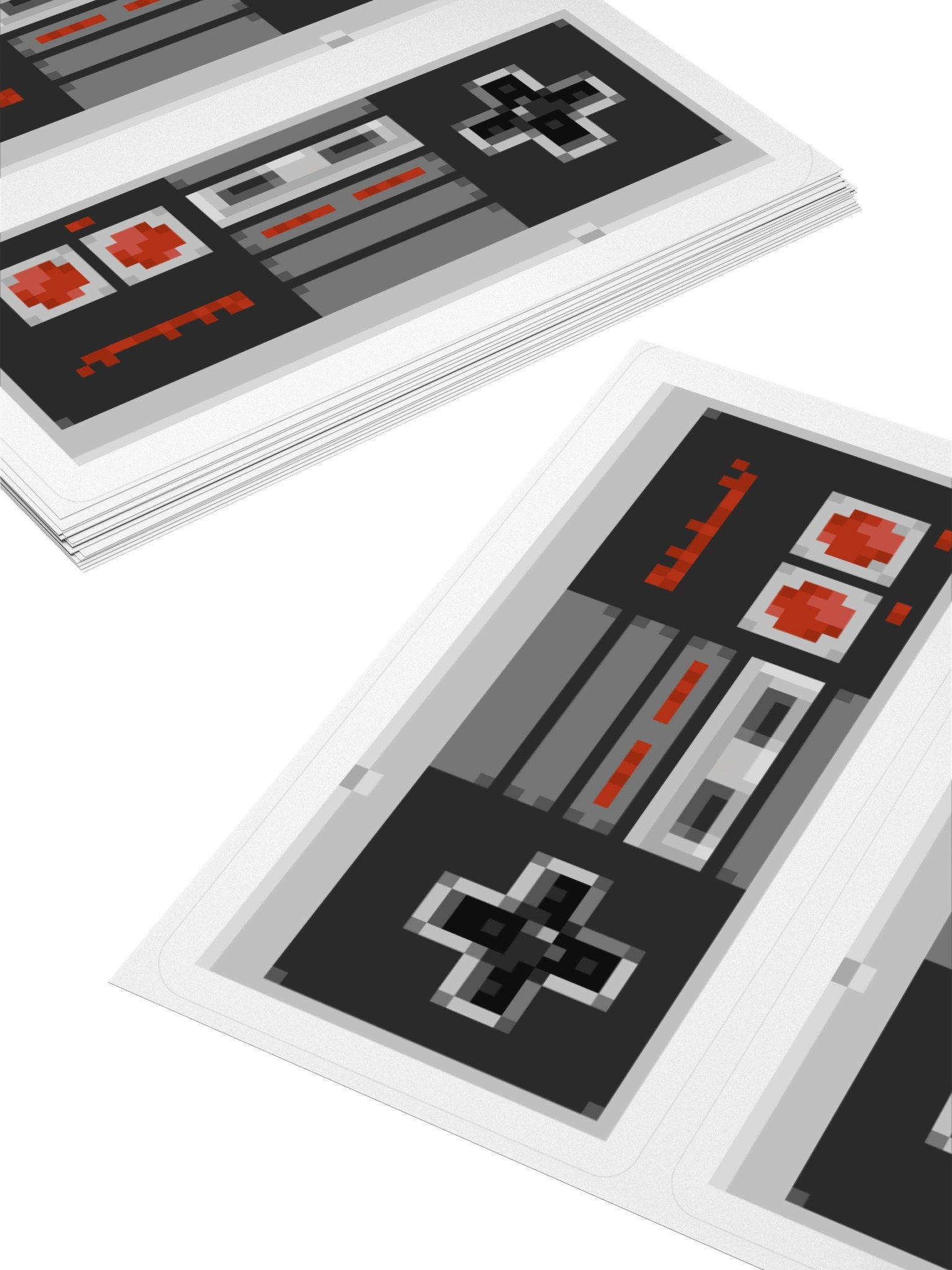 NES Controller Pixel Art Sticker Set product image (10)