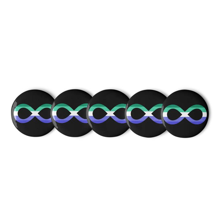 Gay Autistic Infinity Pin Set product image (1)