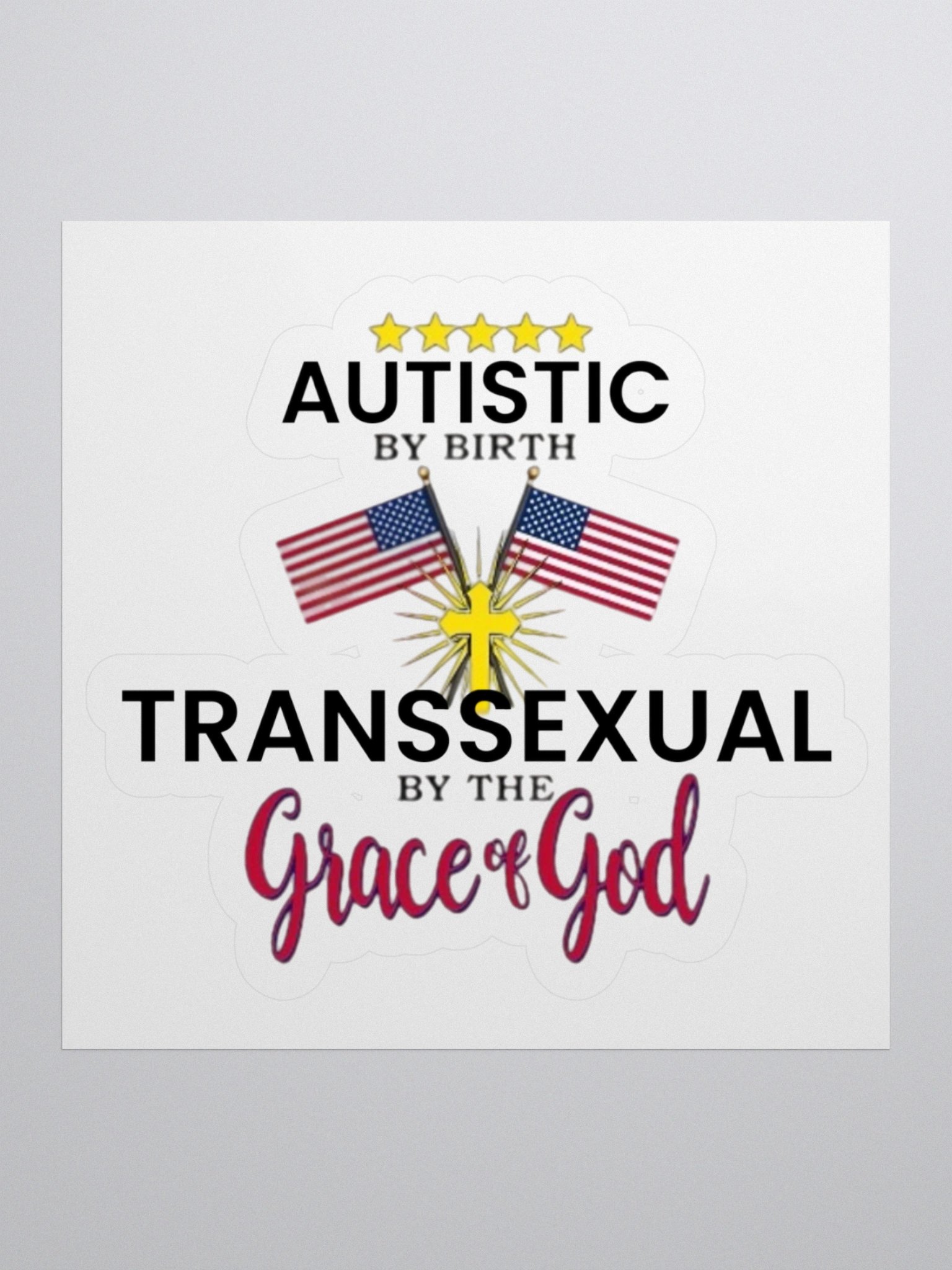 Autistic By Birth... Sticker product image (2)