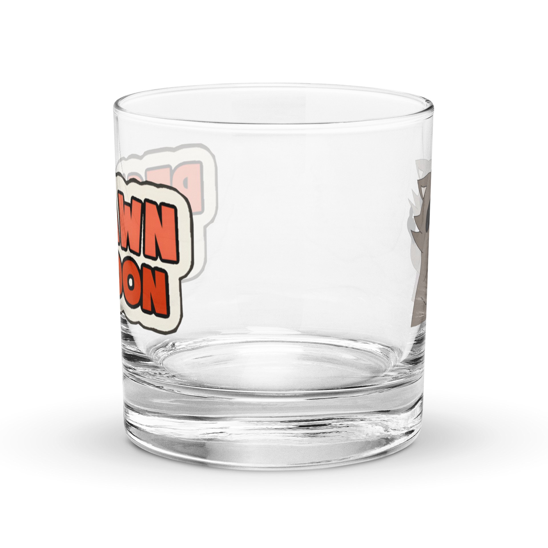 RespawnRaccoon's Middle Finger Rocks Glass product image (4)