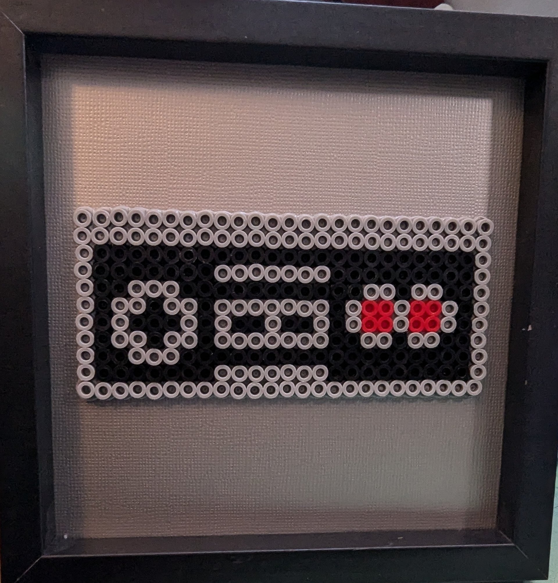Framed Perler NES Controller product image (2)