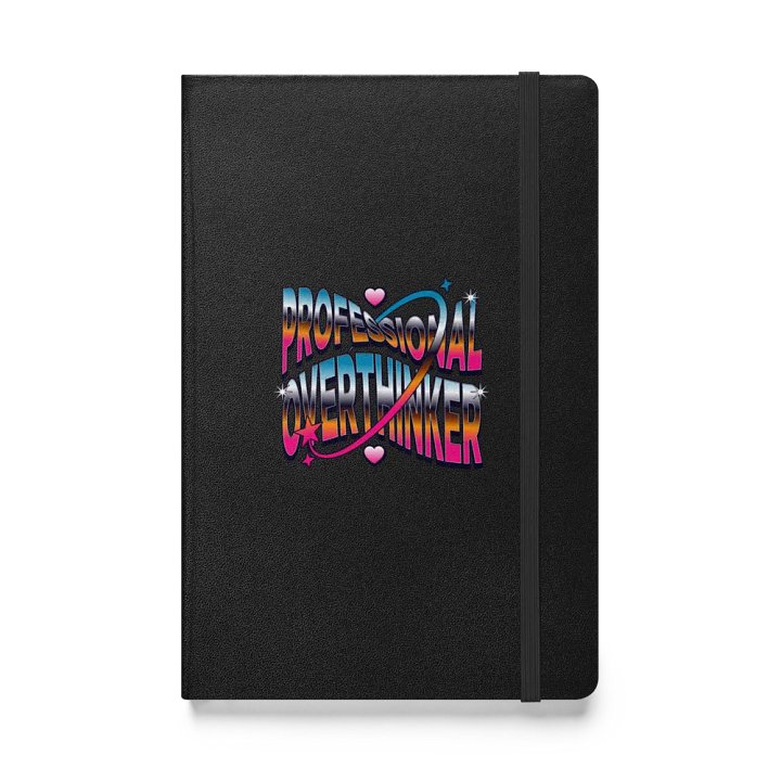 Professional Overthinker Cosmic Hardcover Journal product image (1)
