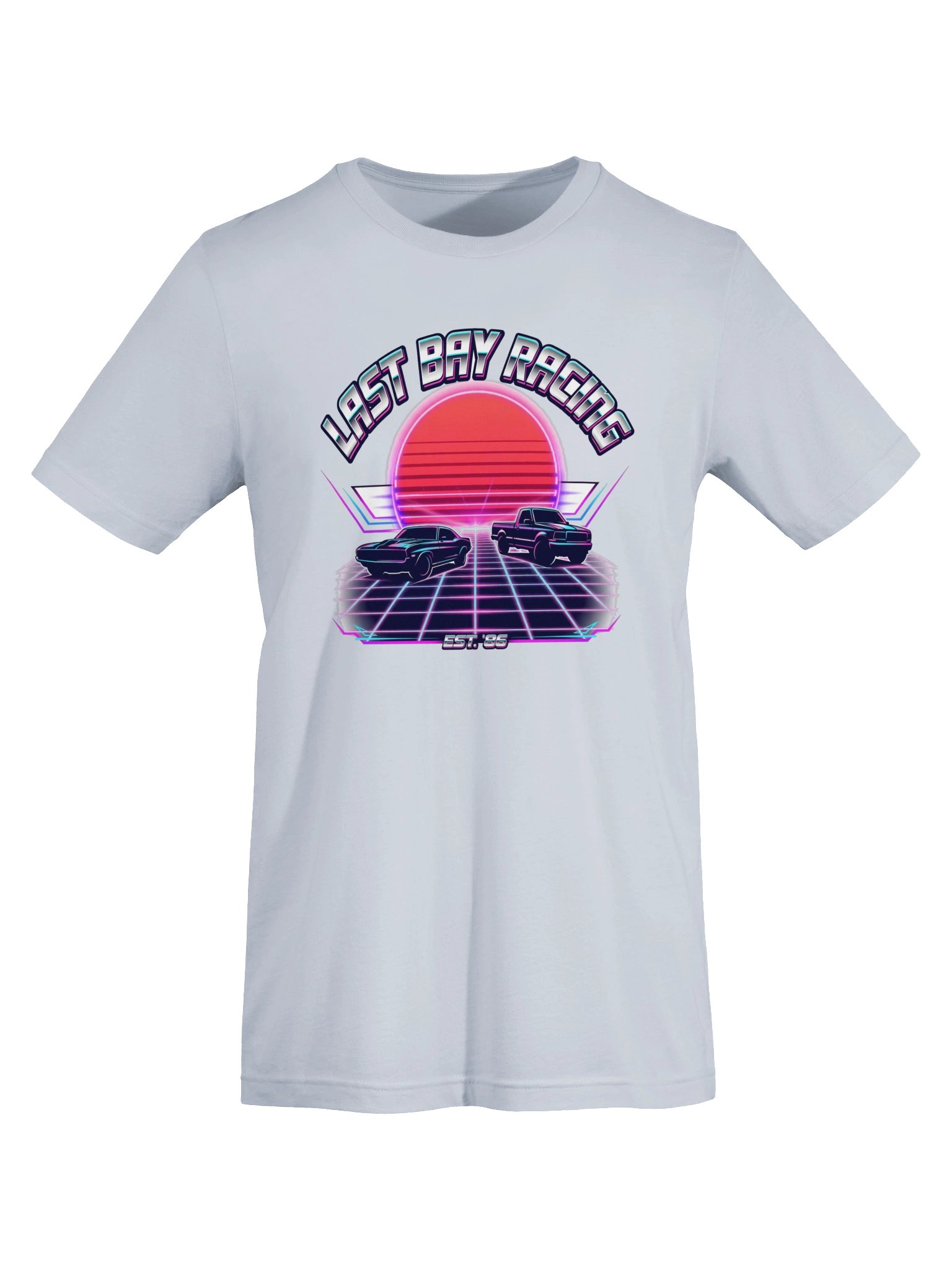 Last Bay Racing '86 Synthwave Funny Mechanic T-Shirt product image (5)