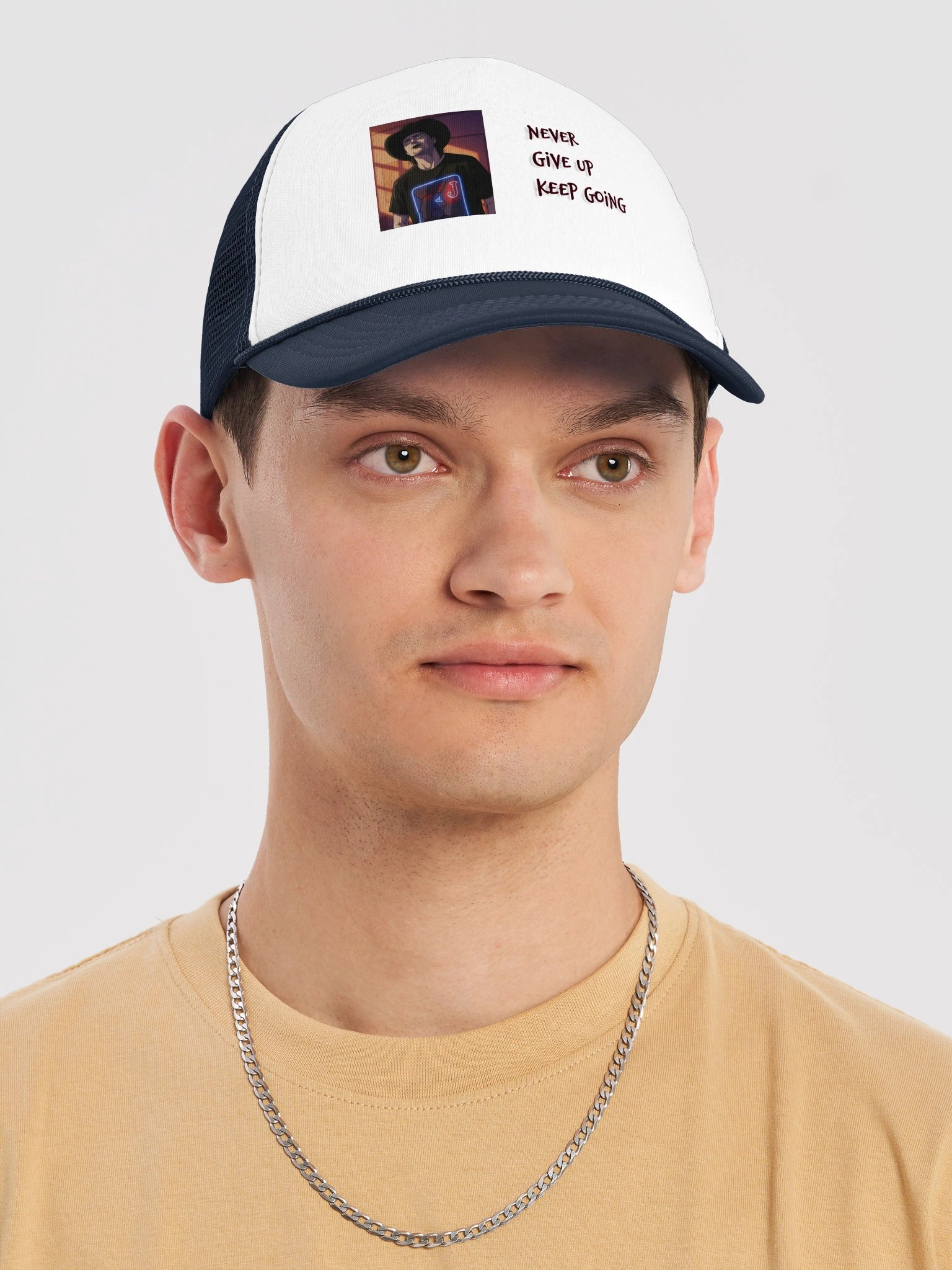 never give up hat product image (1)