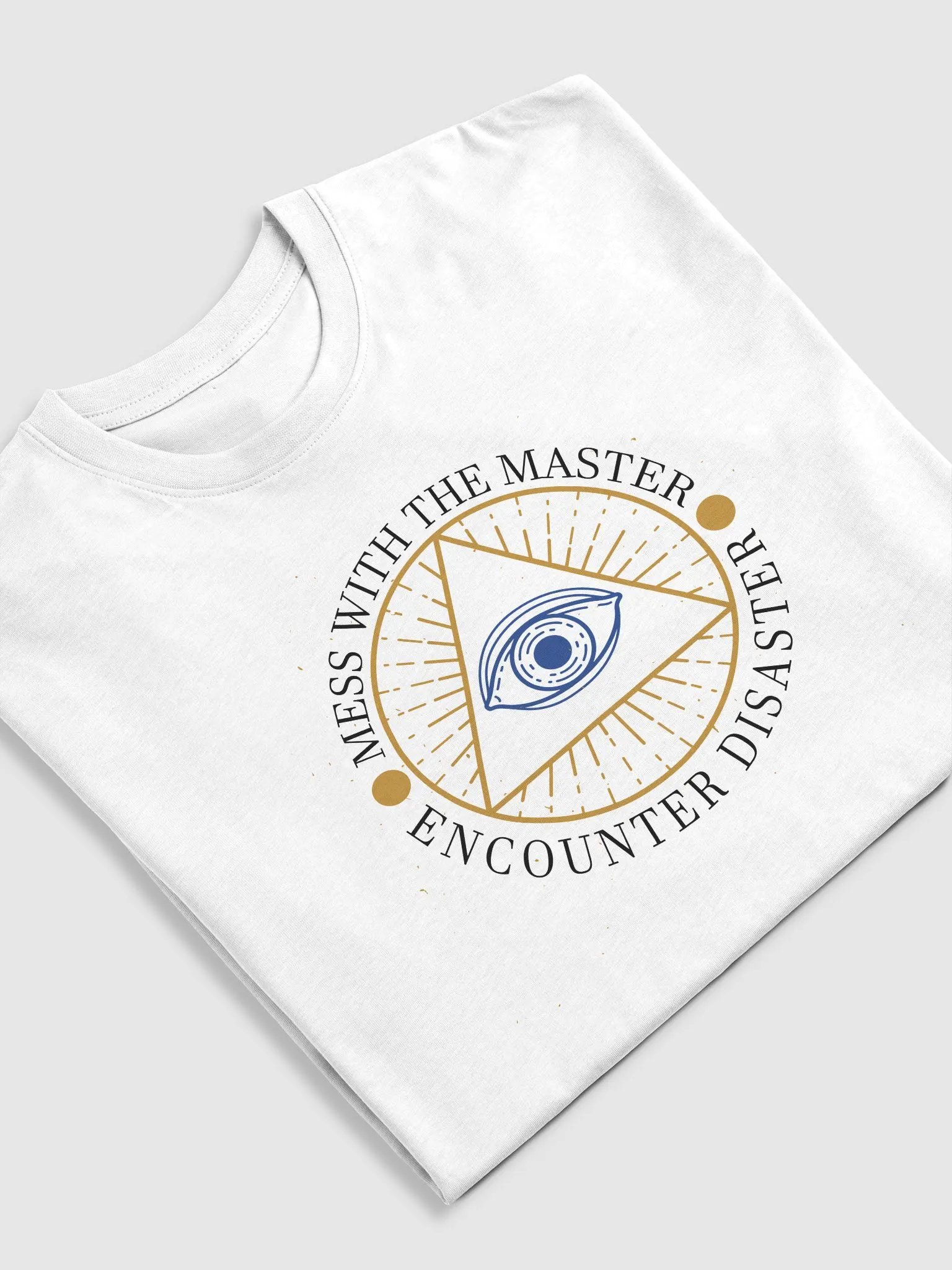 Mess With The Master, Encounter Disaster - Cotton Heritage Men's Premium Heavyweight Tee product image (1)