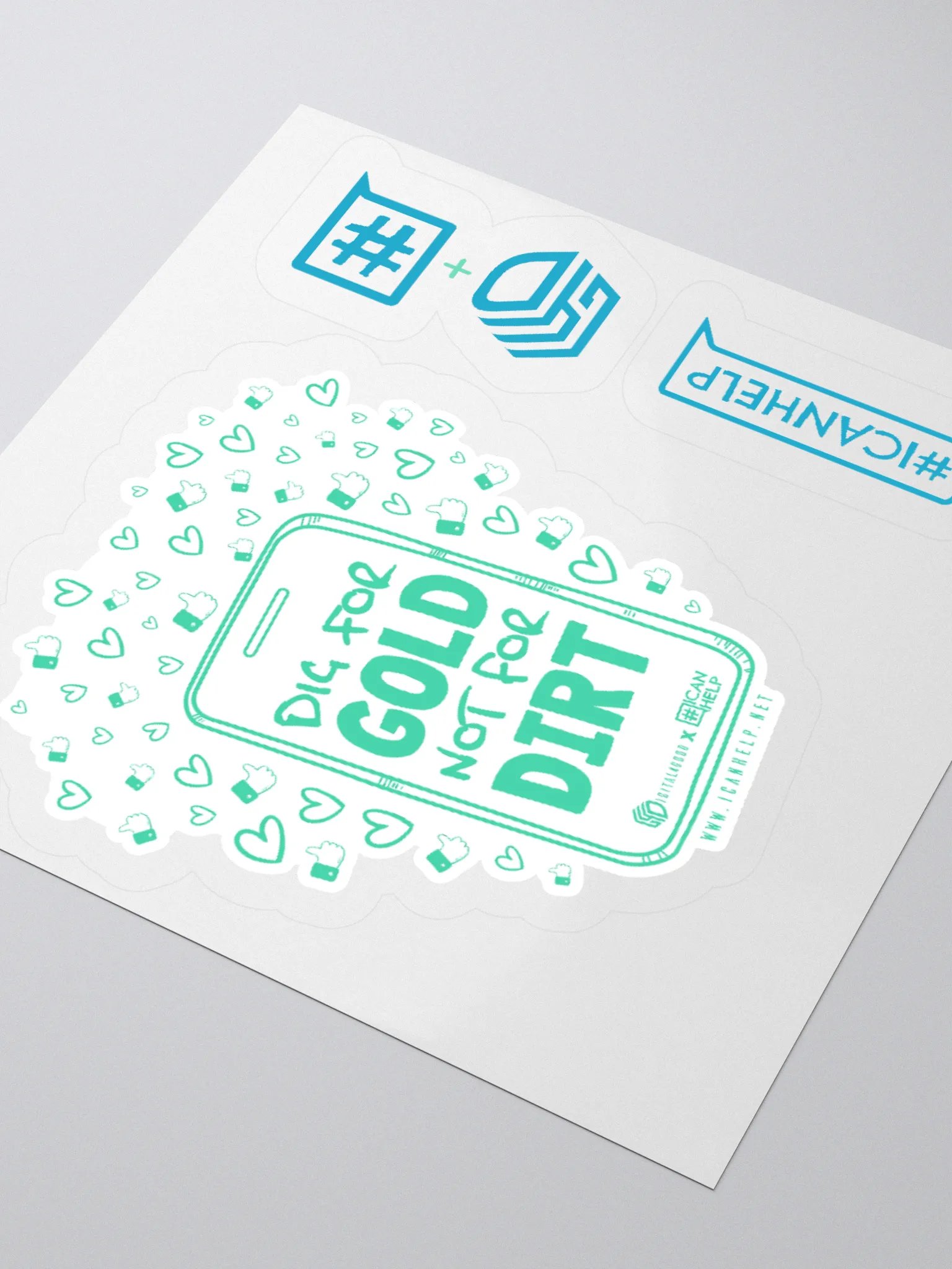 Dig For Gold, Not For Dirt Stickers product image (8)