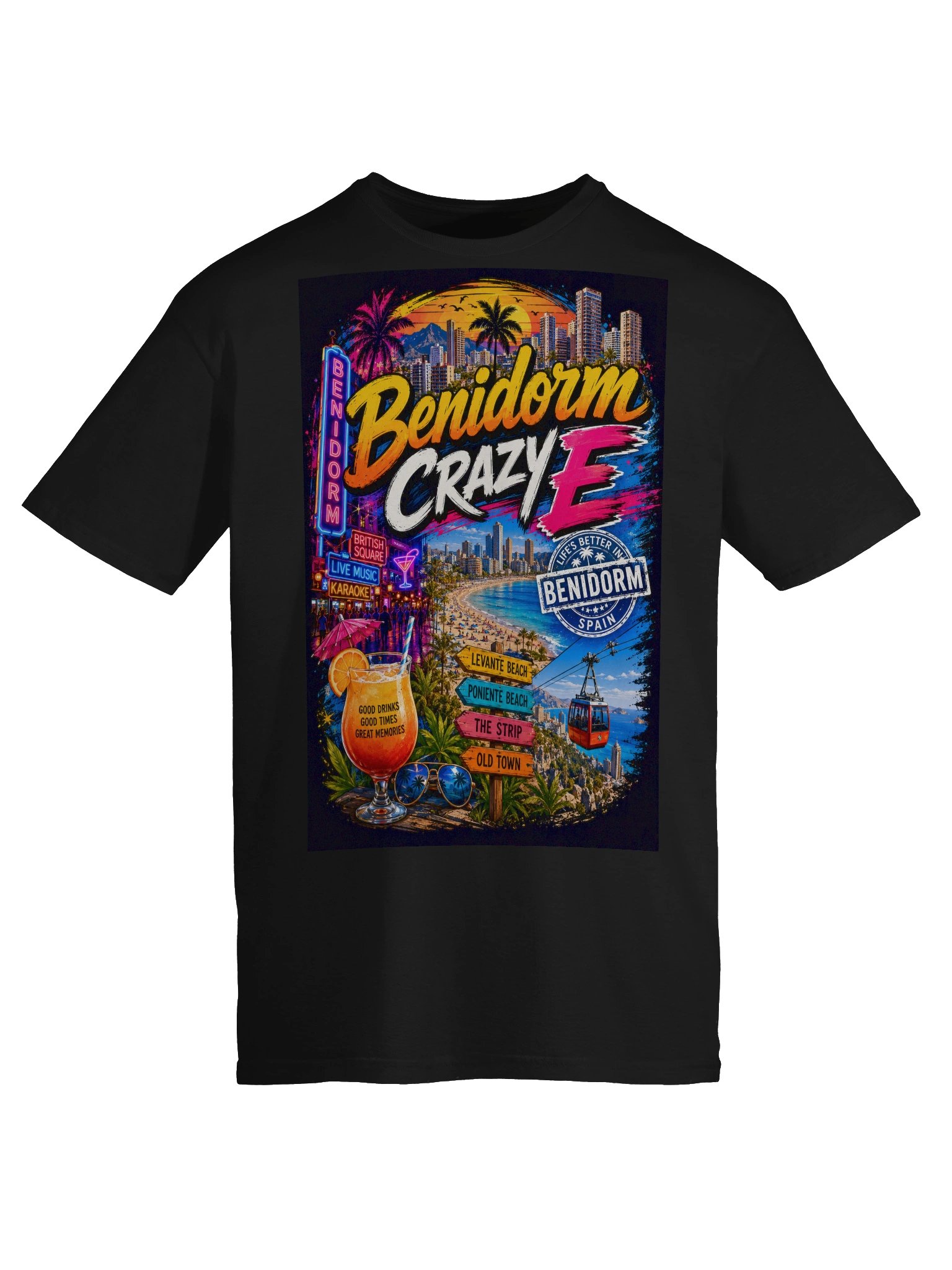 Benidorm Crazy Travel Tee product image (47)
