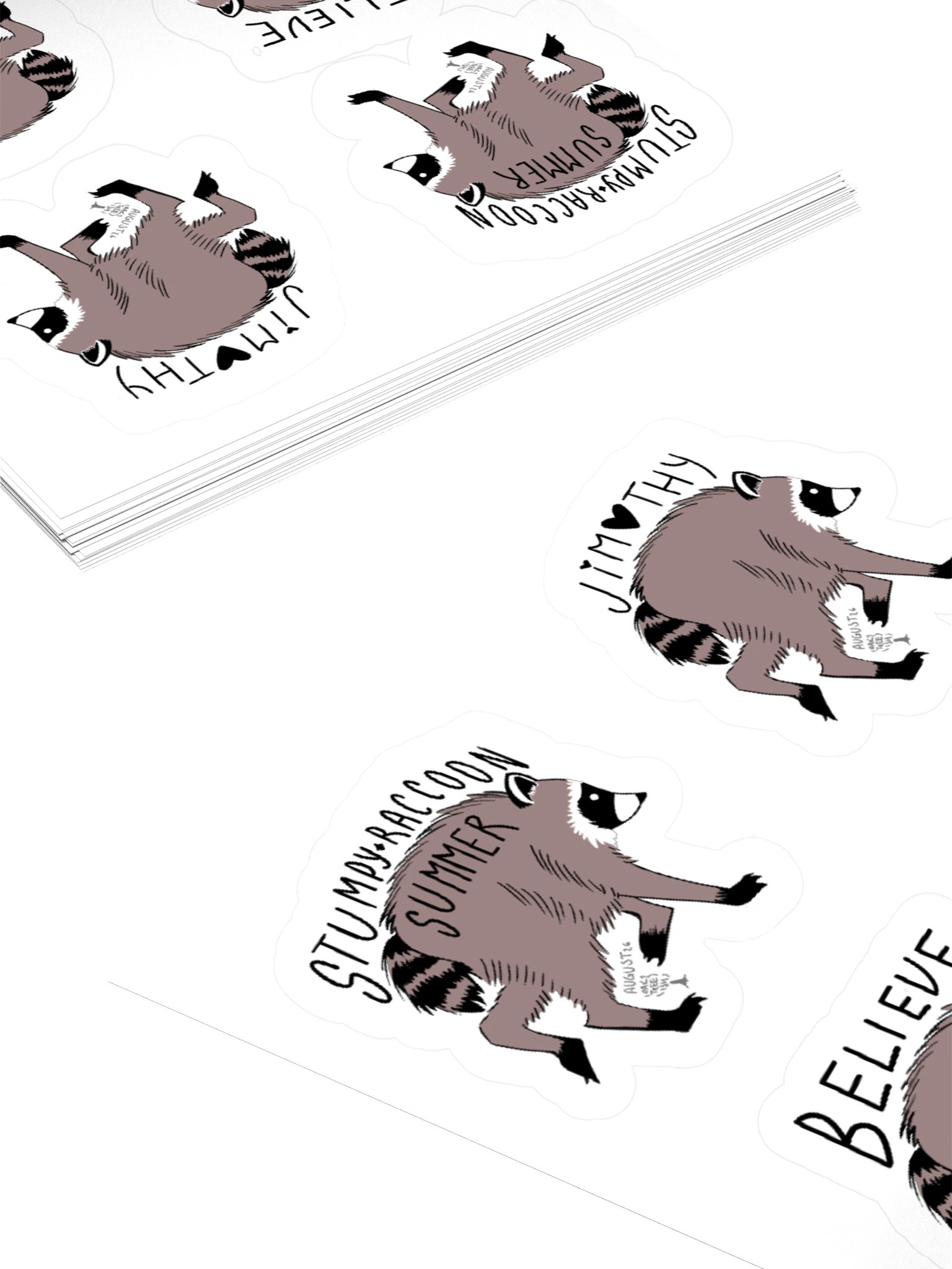 Jimothy Sticker Sheet product image (12)