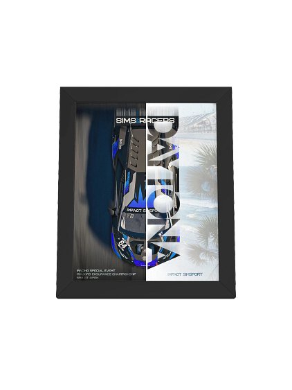 2026 Daytona Month Framed Poster