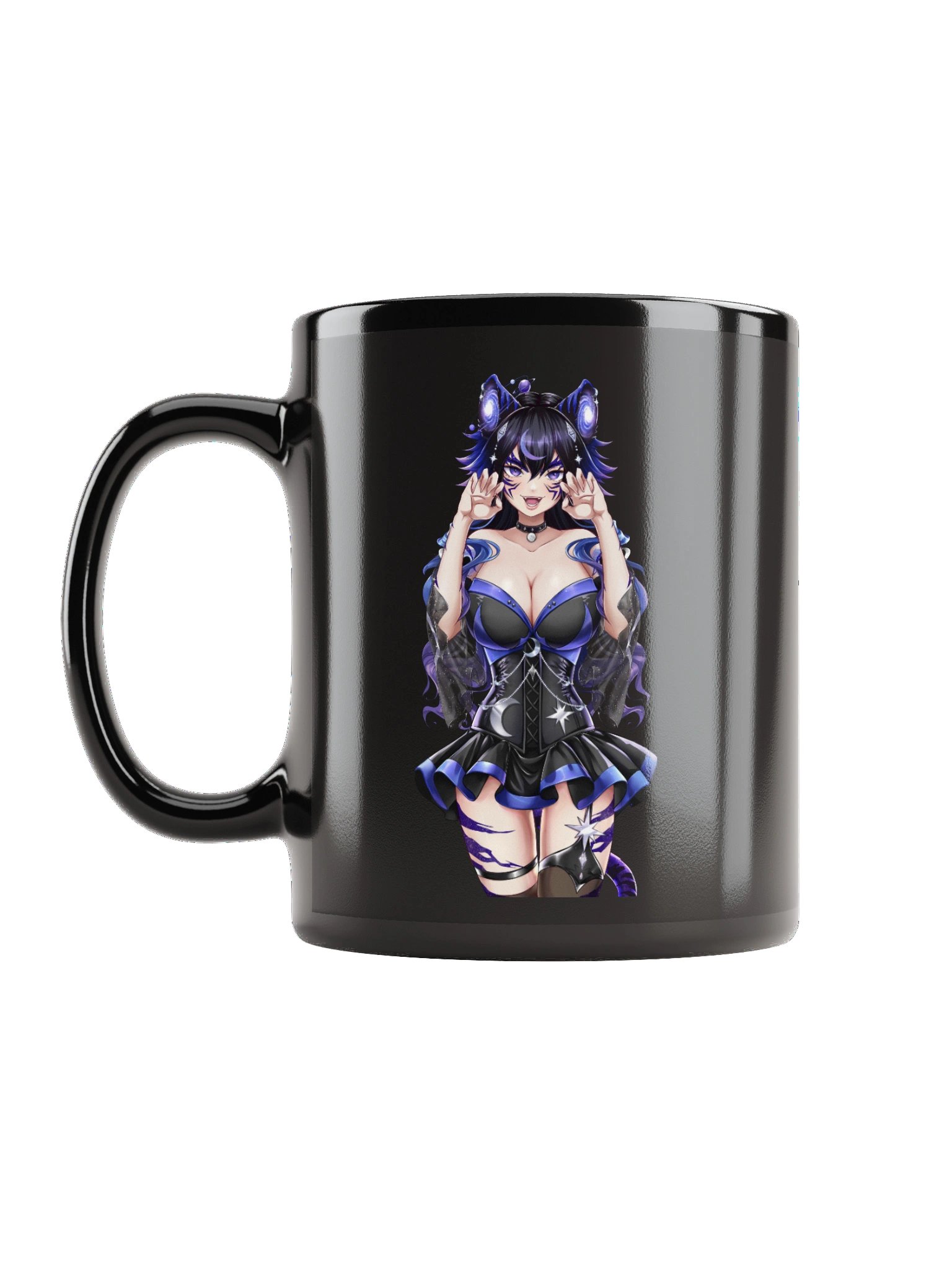 Naughty + Normal Moona Black Glossy Mug product image (11)