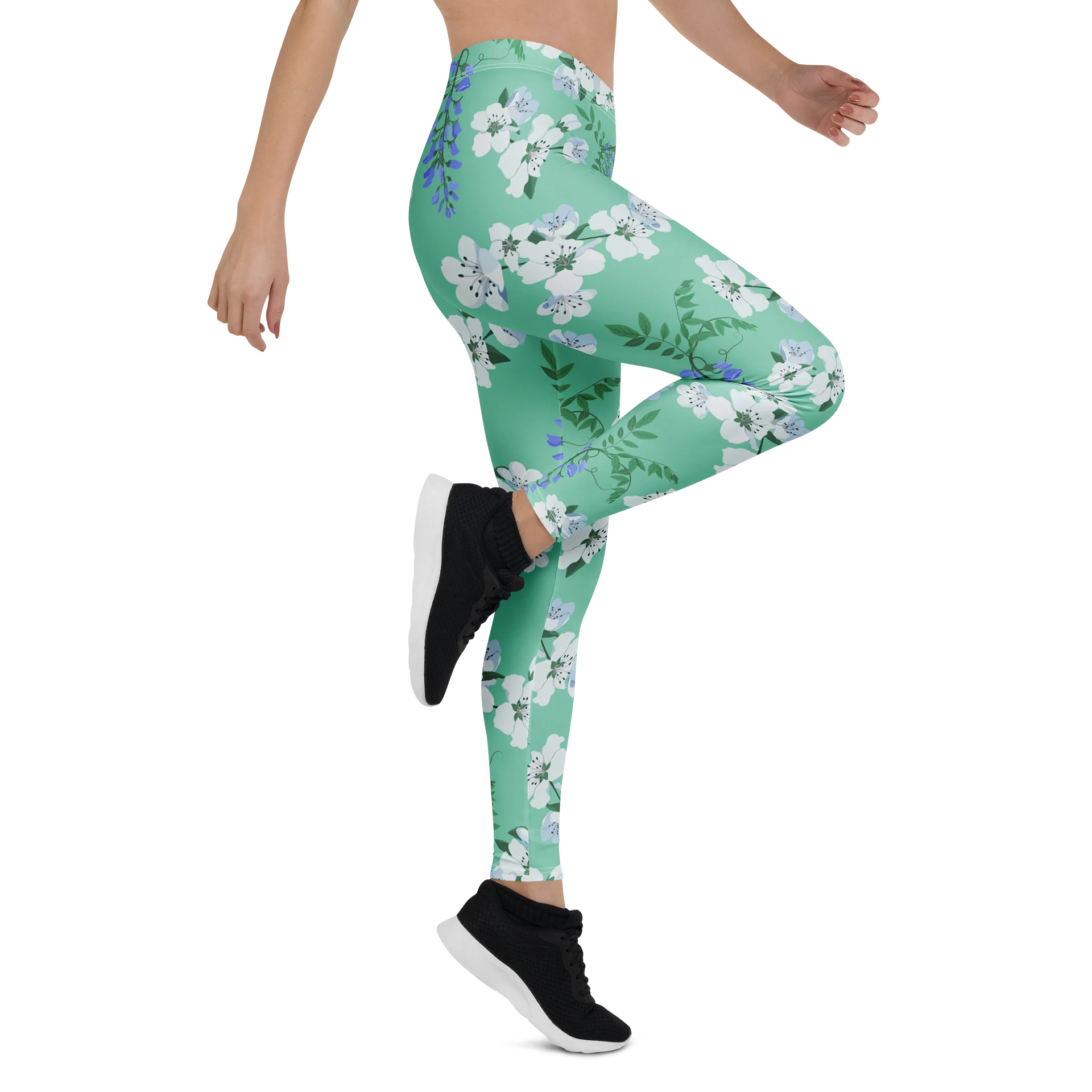 Cherry Blossom Flowers Leggings for Active Wear product image (6)