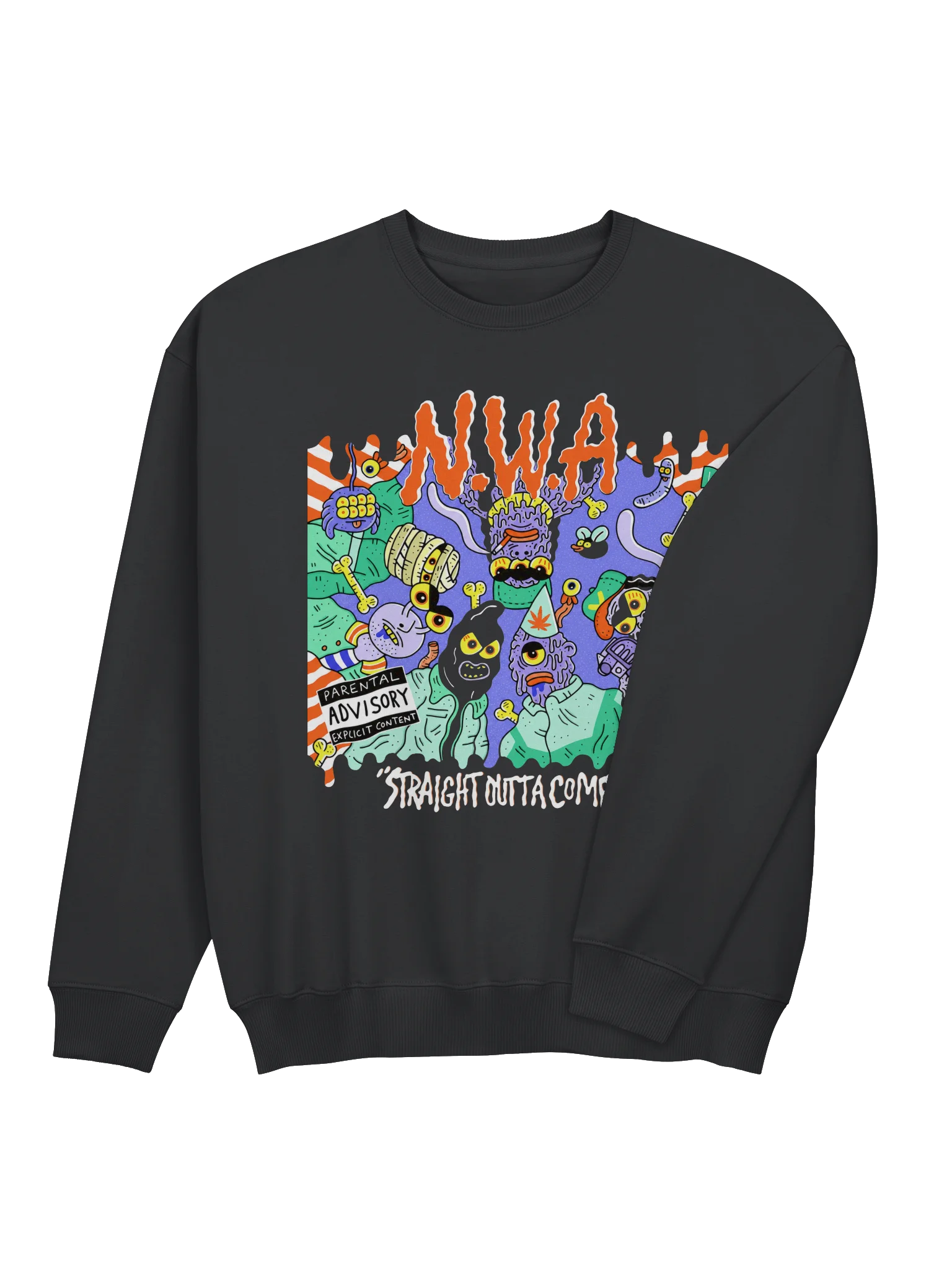 Straight Outta Compton Monster Graphic Sweatshirt product image (20)