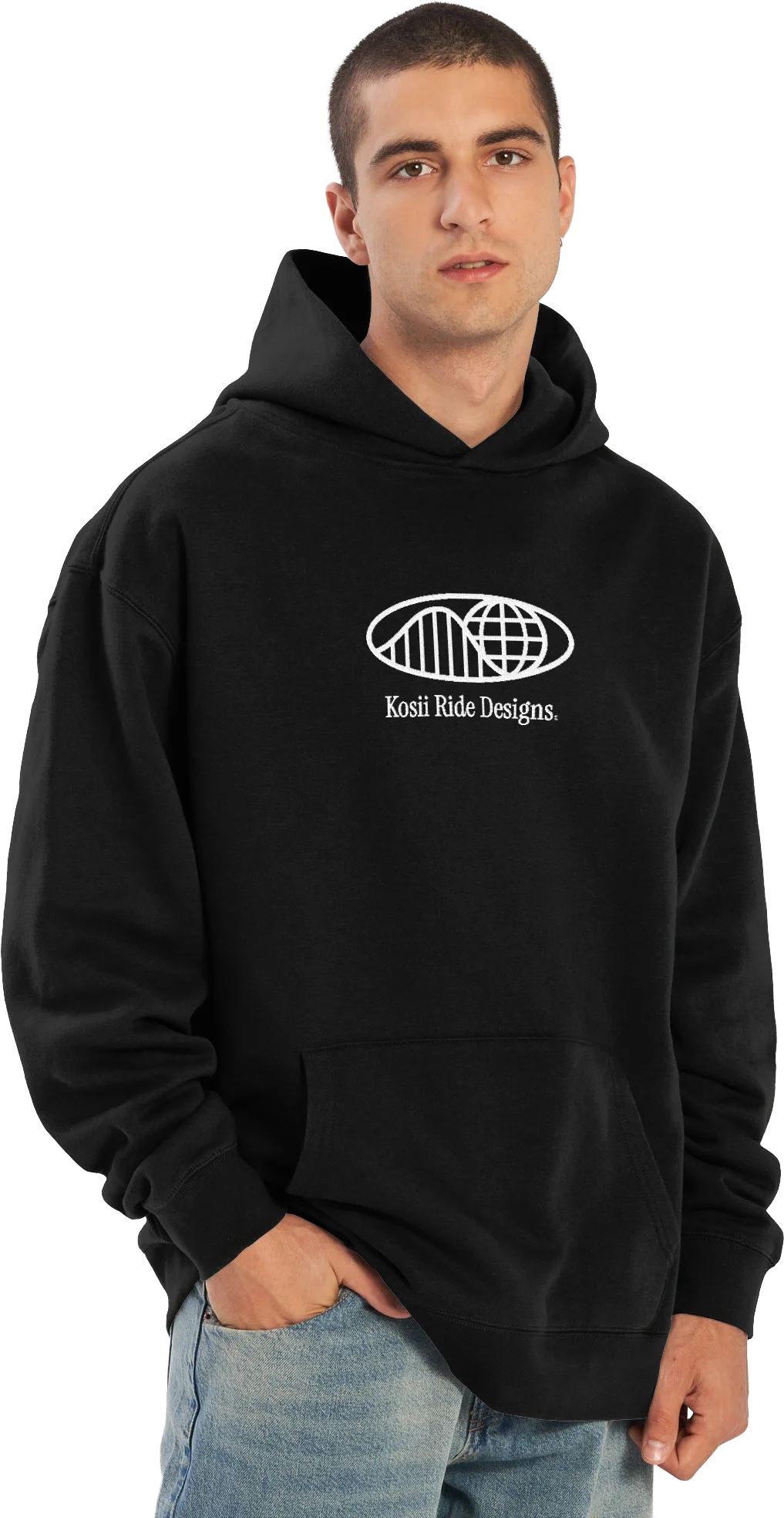 Kosii Ride Designs® Embroidered Sleeve Hoodie product image (5)