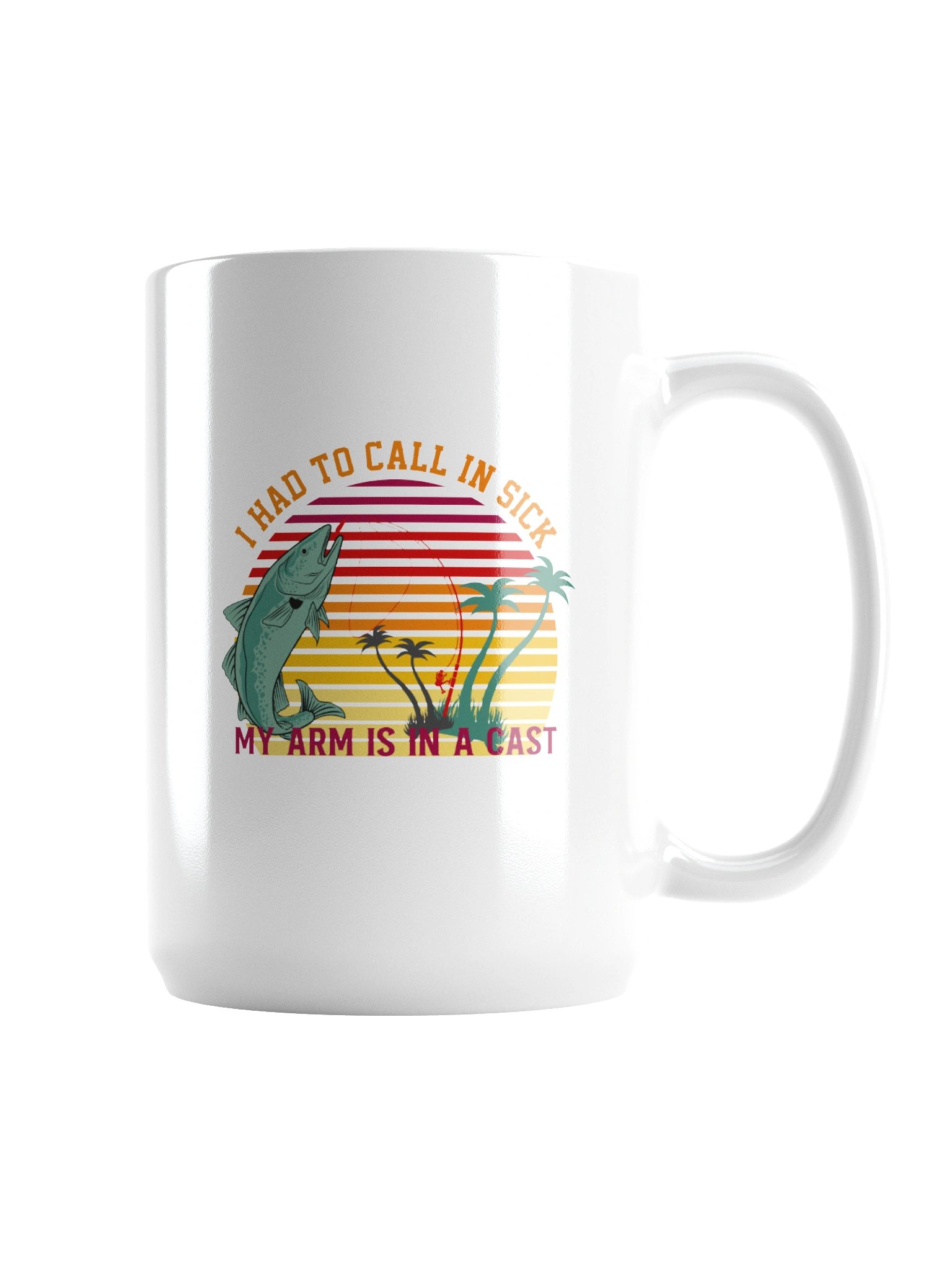 Fish Casting Humor Mug product image (2)