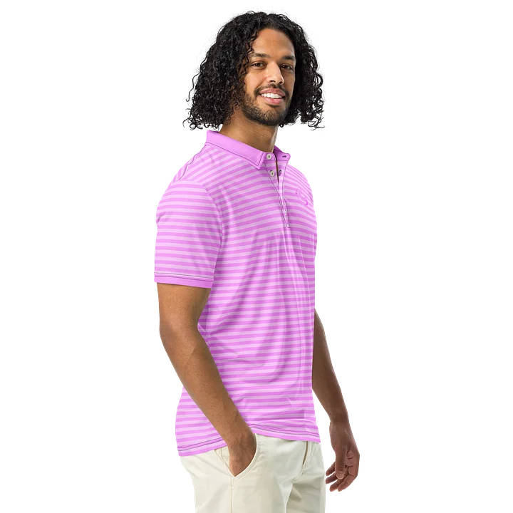 Pink Stripped Polo product image (1)